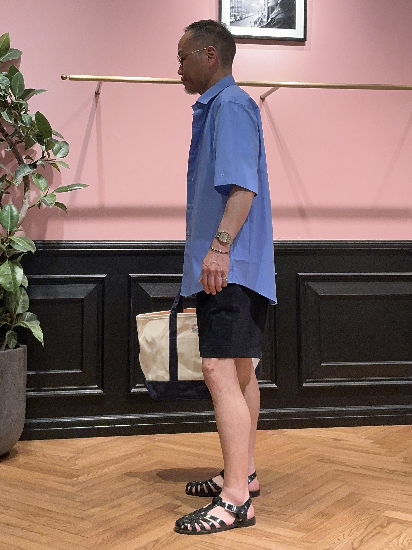 torigoeさんの「DRESSTERIOR｜【干場義雅&times;DRESSTERIOR】シドグラスシャツ」を使ったコーディネート