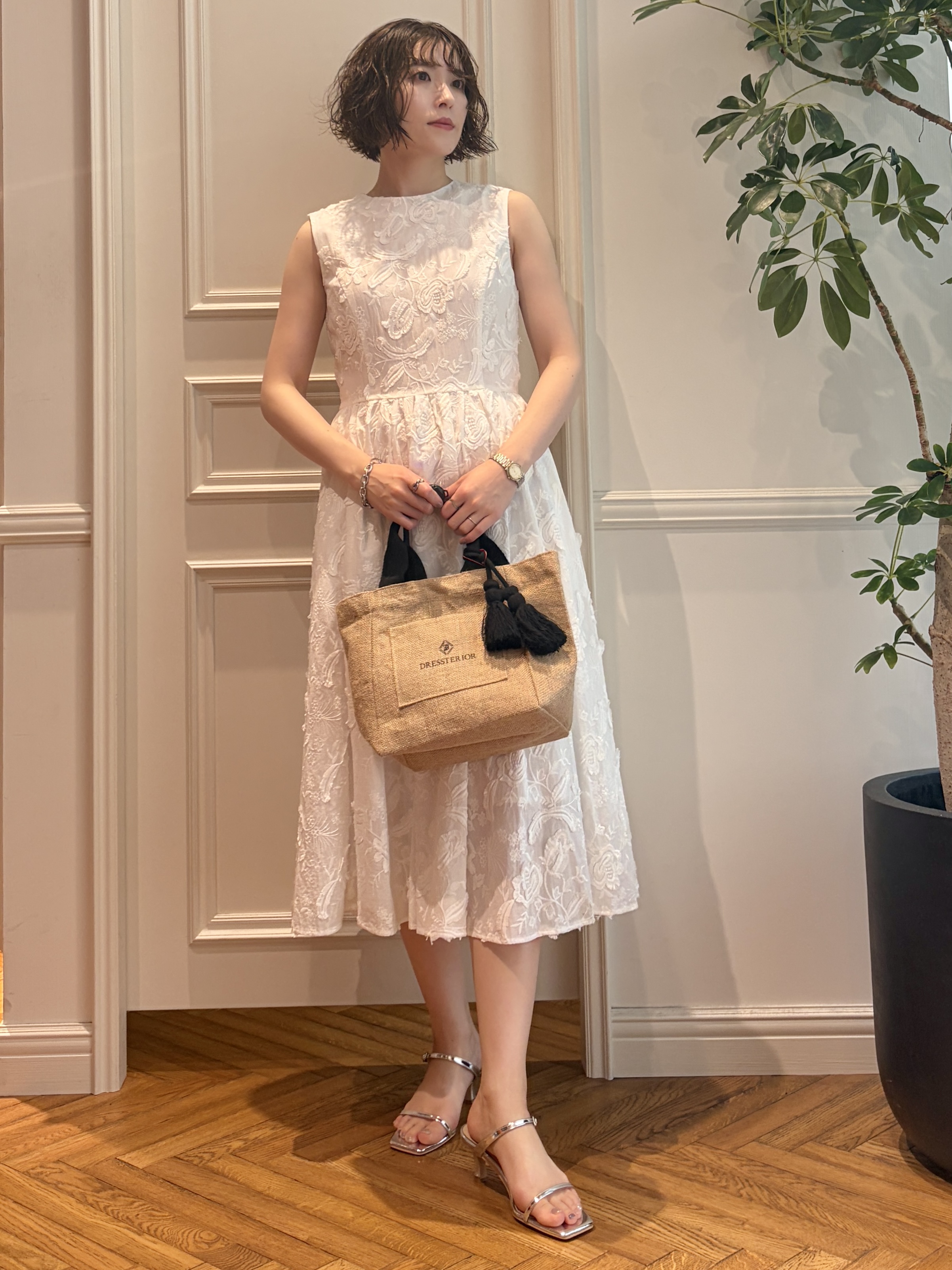 nakaoさんの「DRESSTERIOR｜【otonaMUSE5月号掲載】ジュートキャンバス トートバッグ」を使ったコーディネート