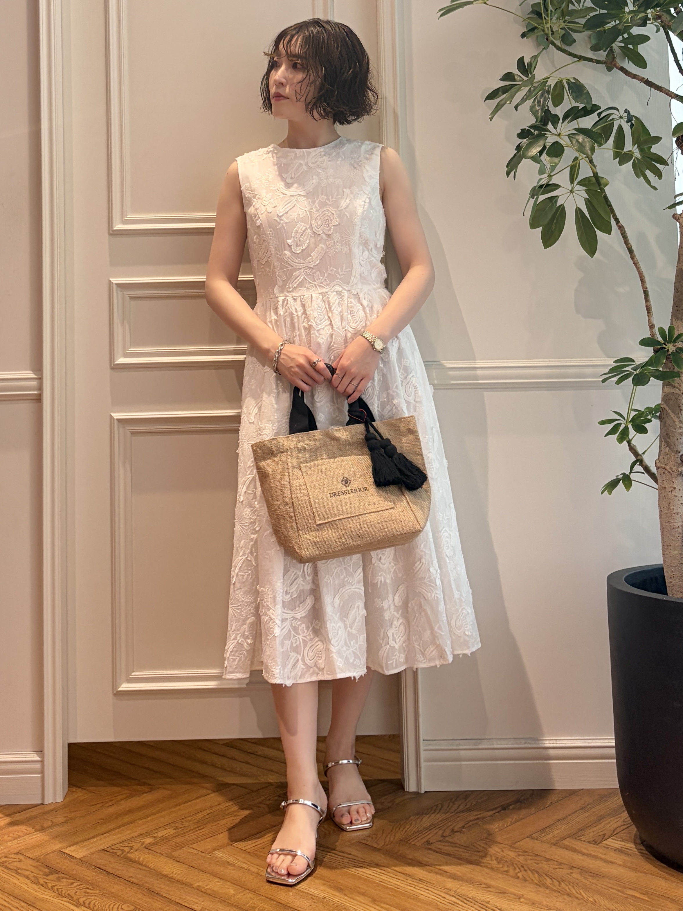 nakaoさんの「DRESSTERIOR｜【otonaMUSE5月号掲載】ジュートキャンバス トートバッグ」を使ったコーディネート