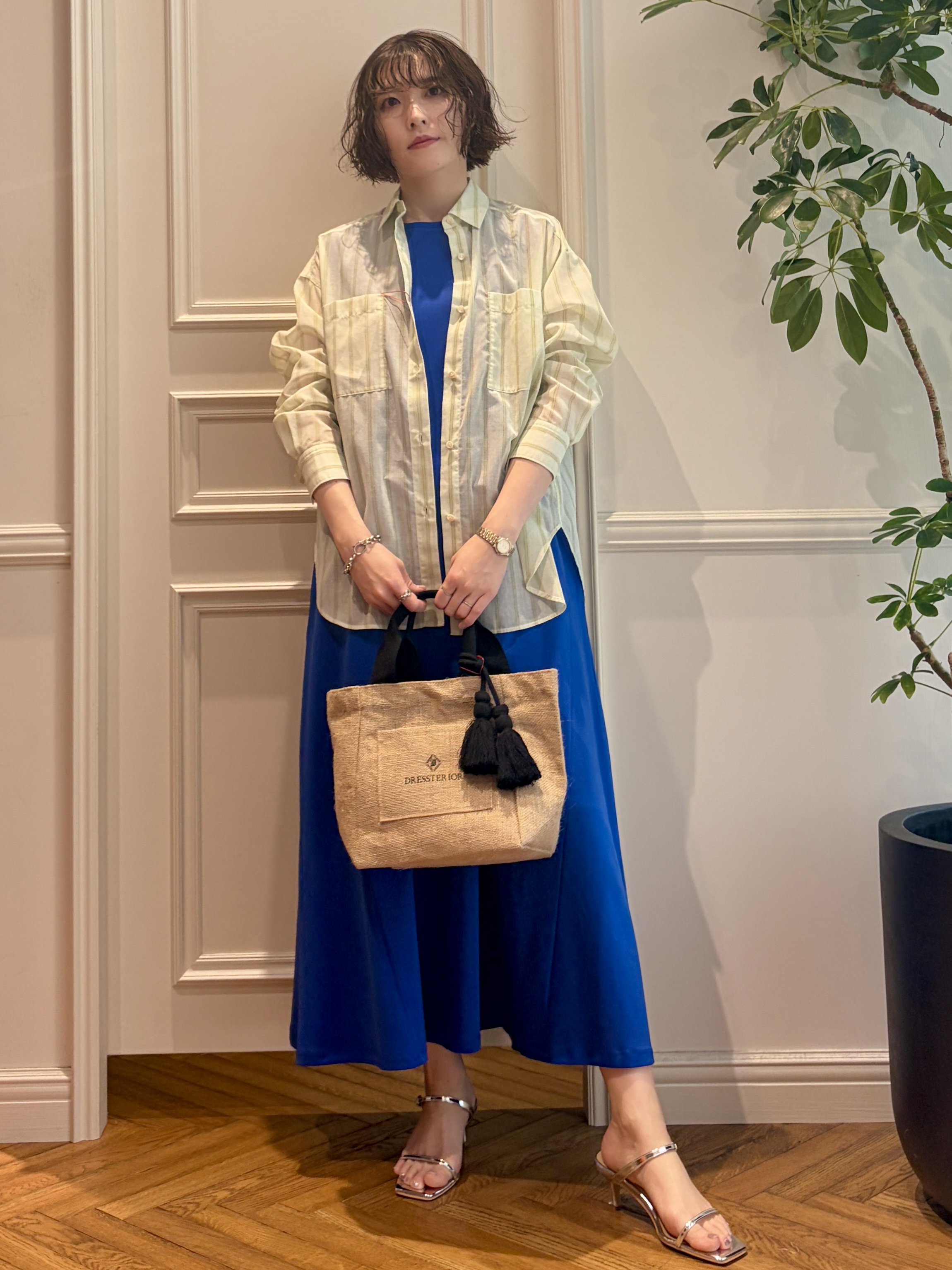 nakaoさんの「DRESSTERIOR｜【otonaMUSE5月号掲載】ジュートキャンバス トートバッグ」を使ったコーディネート