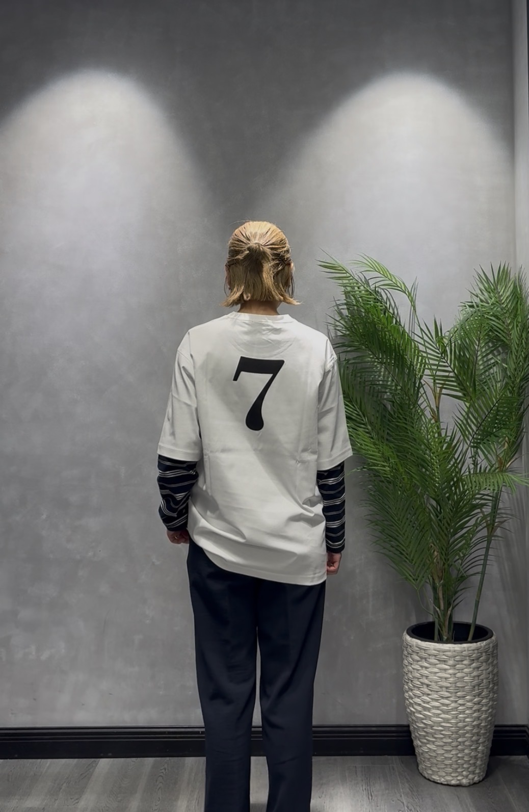 s___sさんの「TAKEO KIKUCHI｜【BOWLER HAT LABEL】アイスクリアコットン ピンナップガール 半袖Tシャツ」を使ったコーディネート