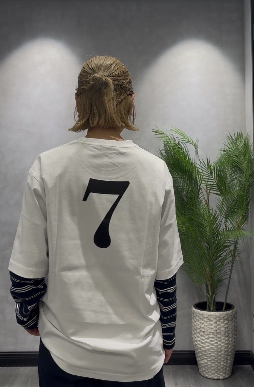 s___sさんの「TAKEO KIKUCHI｜【BOWLER HAT LABEL】アイスクリアコットン ピンナップガール 半袖Tシャツ」を使ったコーディネート
