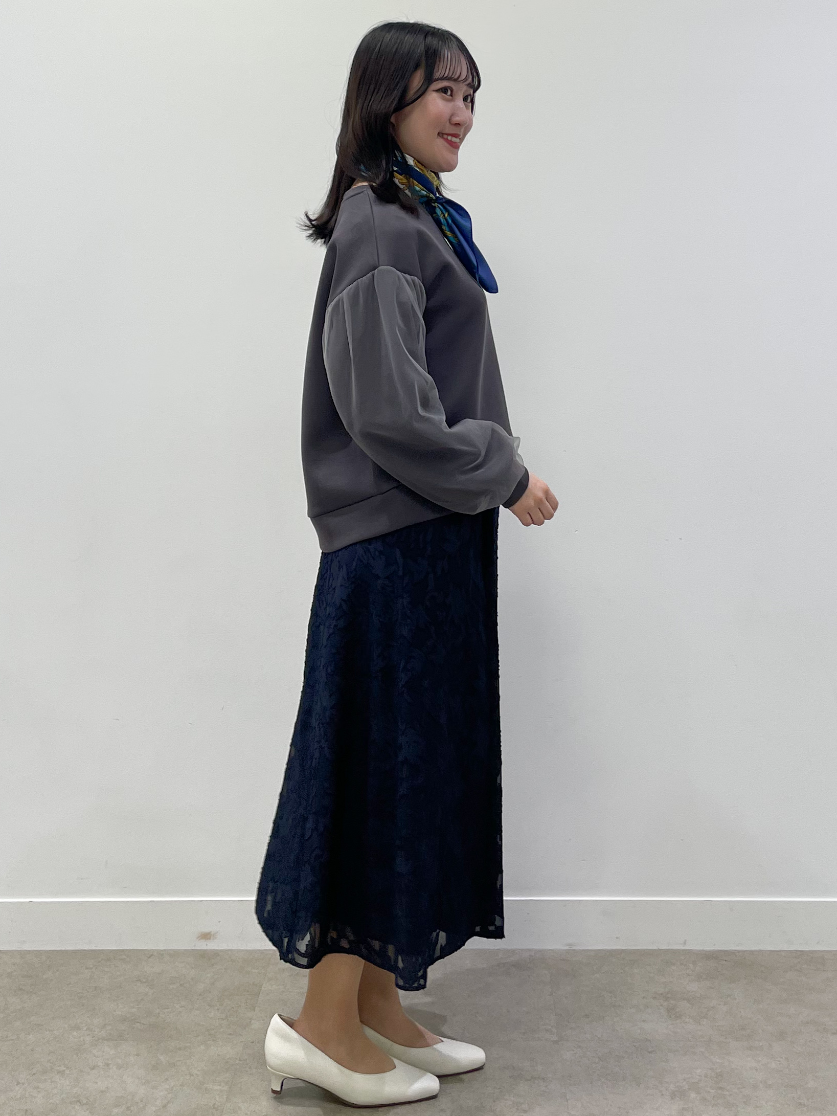 yukariさんの「Reflect｜チュールレイヤードスリーブプルオーバー」を使ったコーディネート