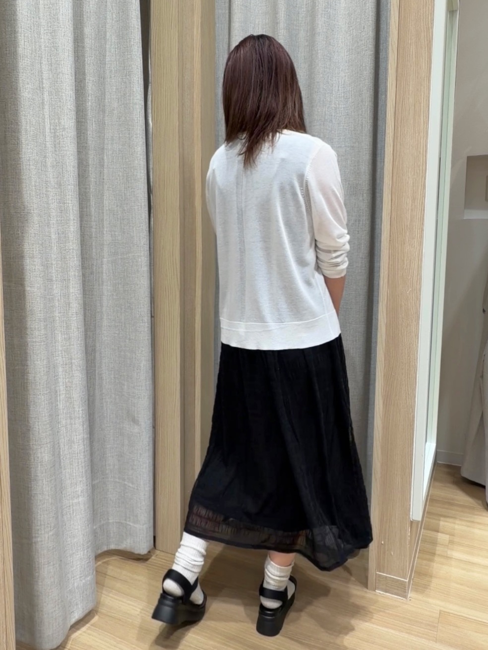 Fumikaさんの「grove｜高評価！【接触冷感／UVカットetc】ベーシックショートカーディガン」を使ったコーディネート