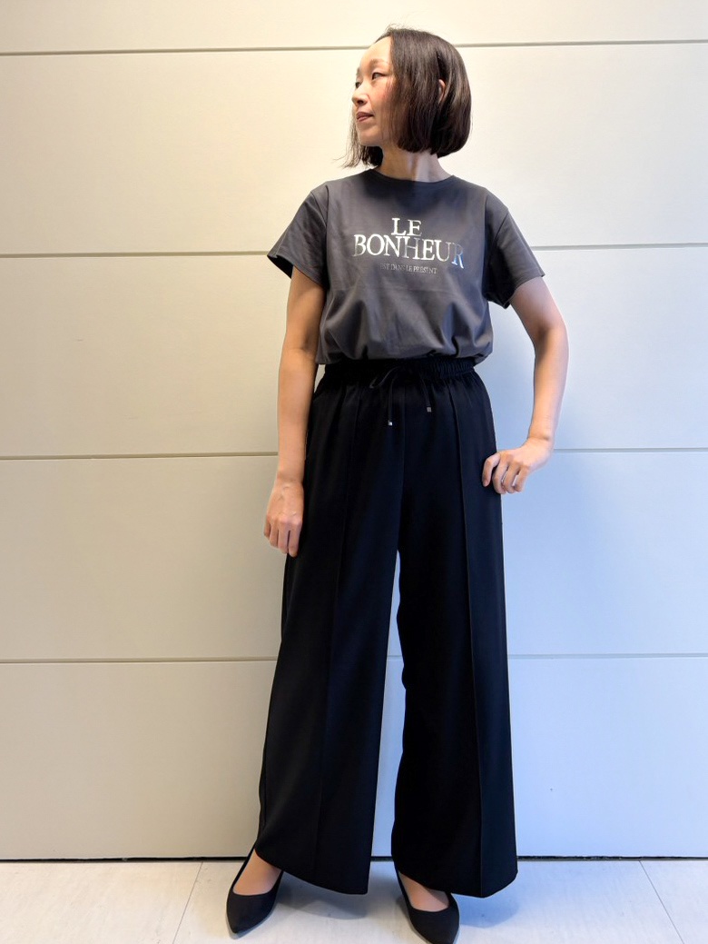keikoさんの「COUP DE CHANCE｜【手洗い可/ショート丈】クロップドシャツ」を使ったコーディネート