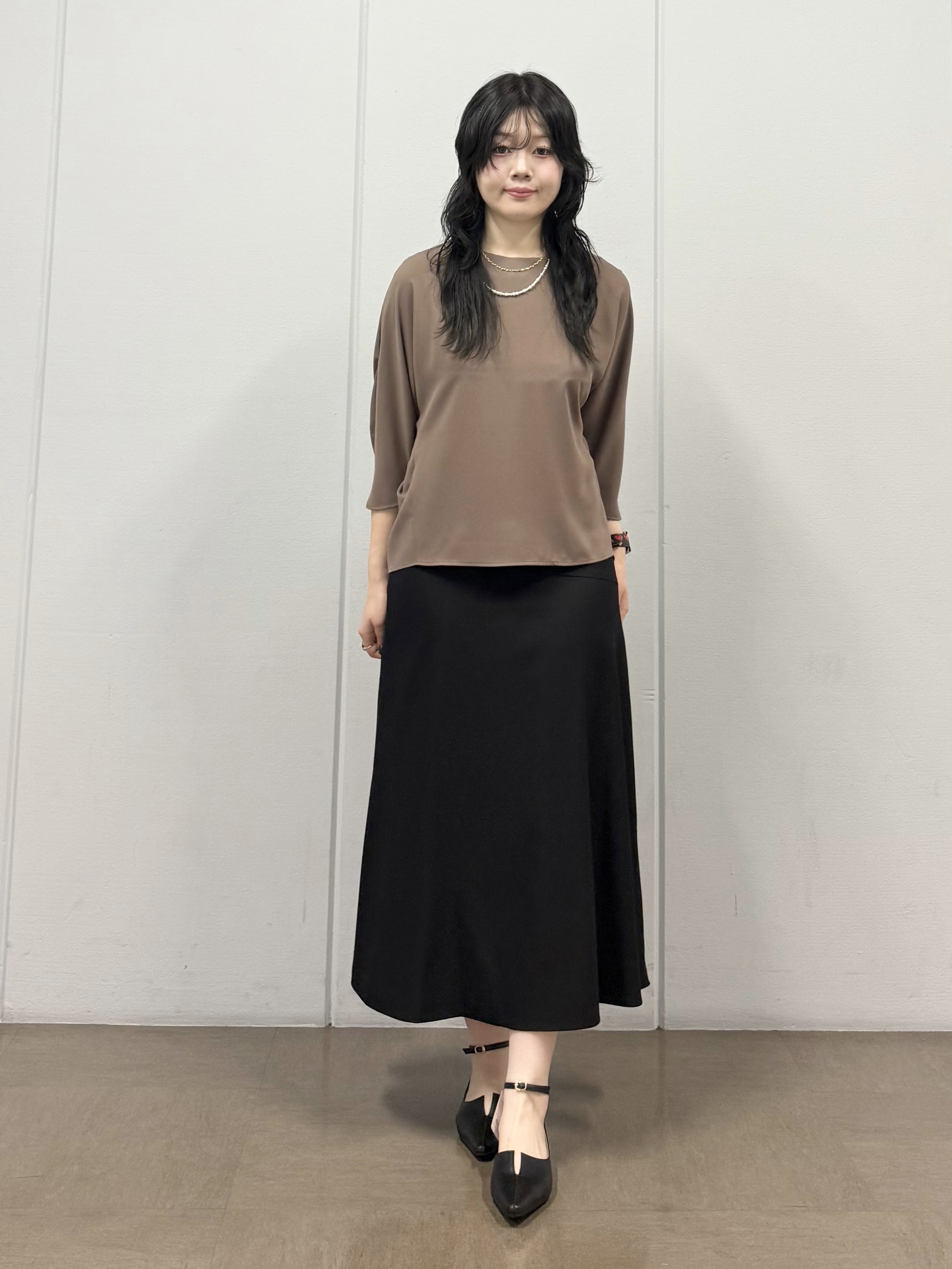 mizukiさんの「INDIVI｜【さらに軽く軽快！／着る日傘】ドルマンダブルジャケット」を使ったコーディネート