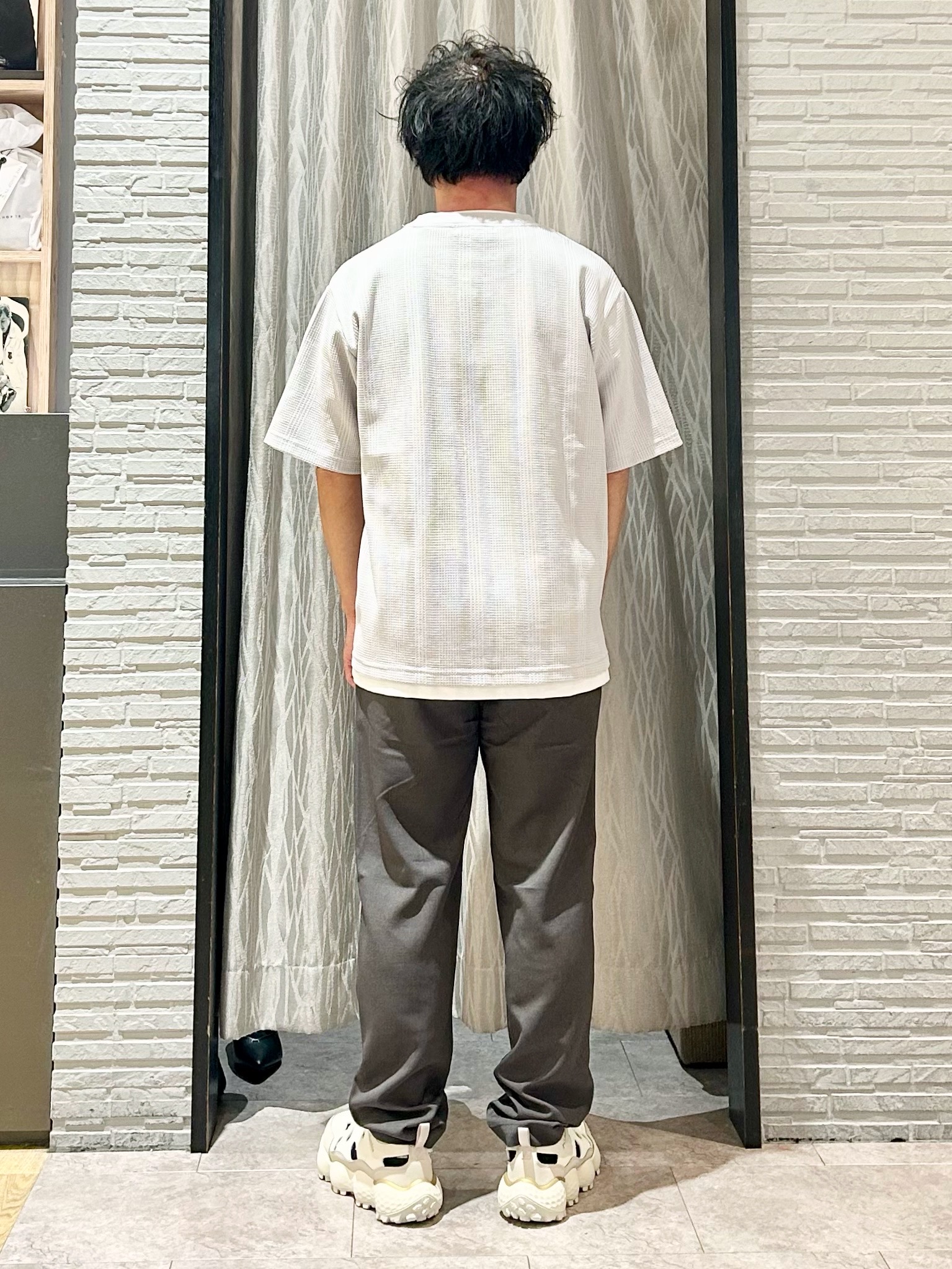 KENJI Iさんの「THE SHOP TK｜【ラクして決まる！】レイヤード風半袖Tシャツ　洗濯機OK」を使ったコーディネート
