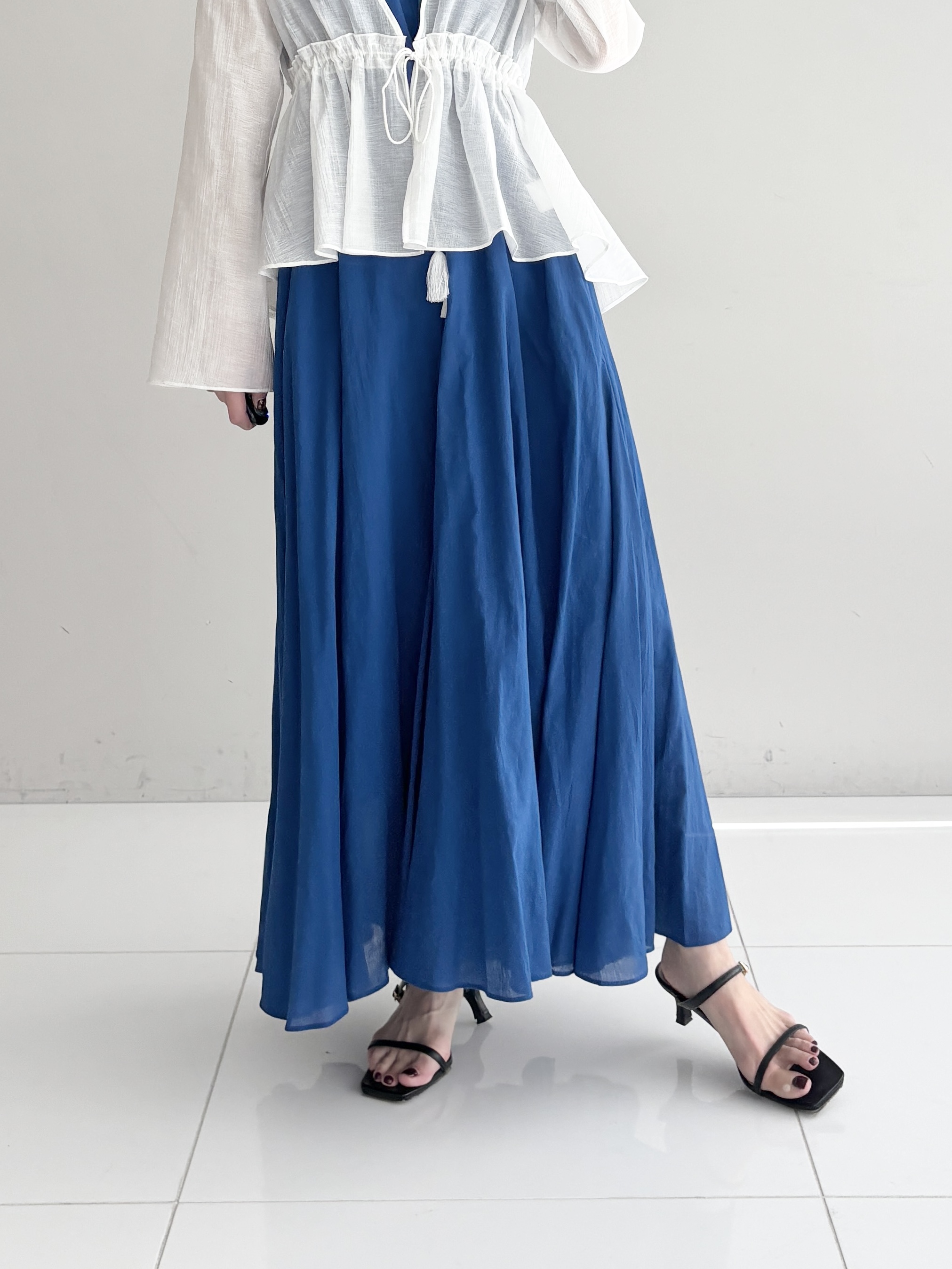 清水夏姫さんの「DRESSTERIOR｜【otonaMUSE5月号掲載】スキニーベルトサンダル」を使ったコーディネート