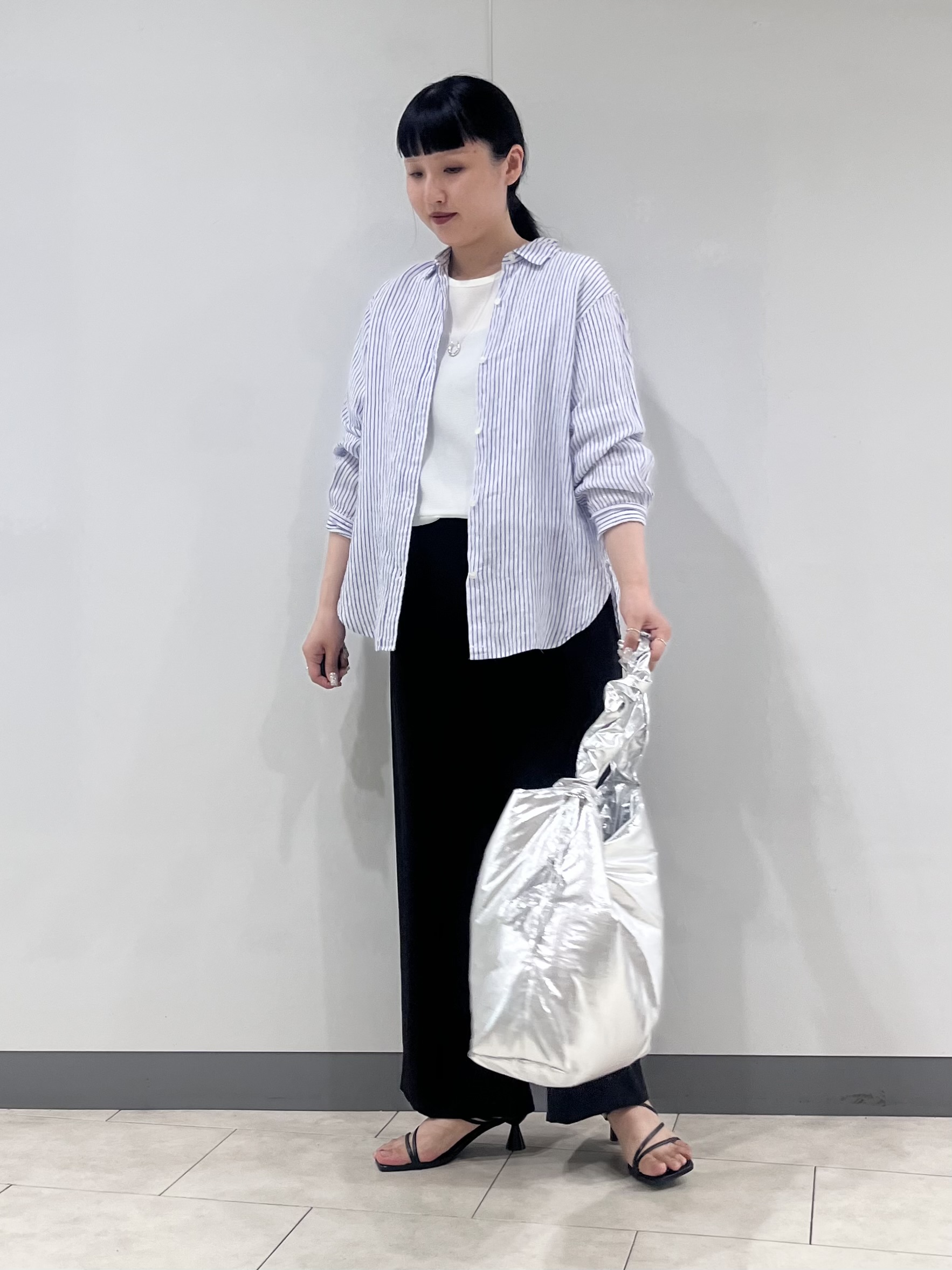 hasuさんの「INDIVI｜【洗える／2WAY／裾ドロスト付き】 ドルマンスリーブチュニックトップス」を使ったコーディネート