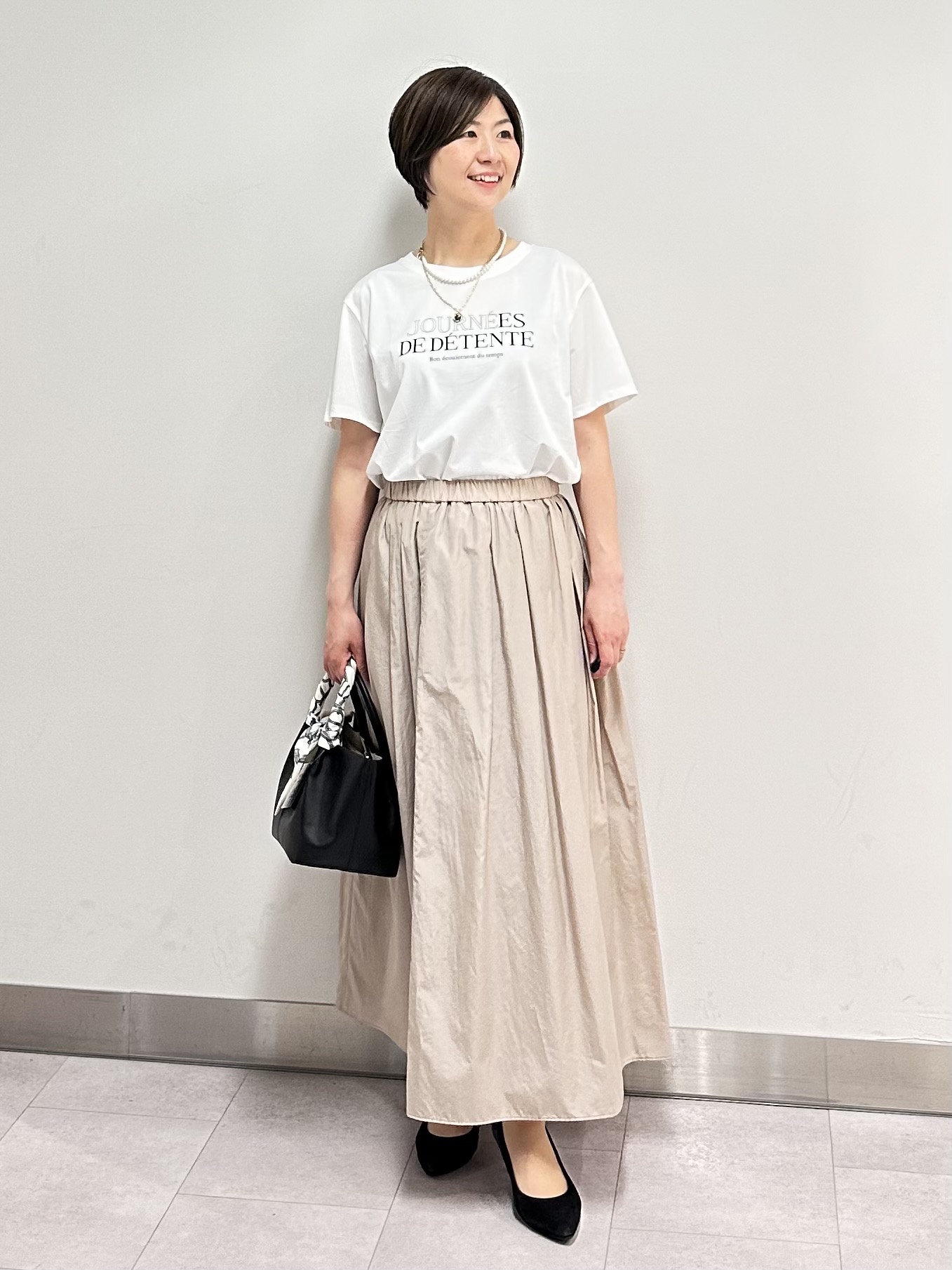 みなこさんの「UNTITLED｜【古畑星夏さん着用/ロゴ/プリント】グラフィックTシャツ」を使ったコーディネート