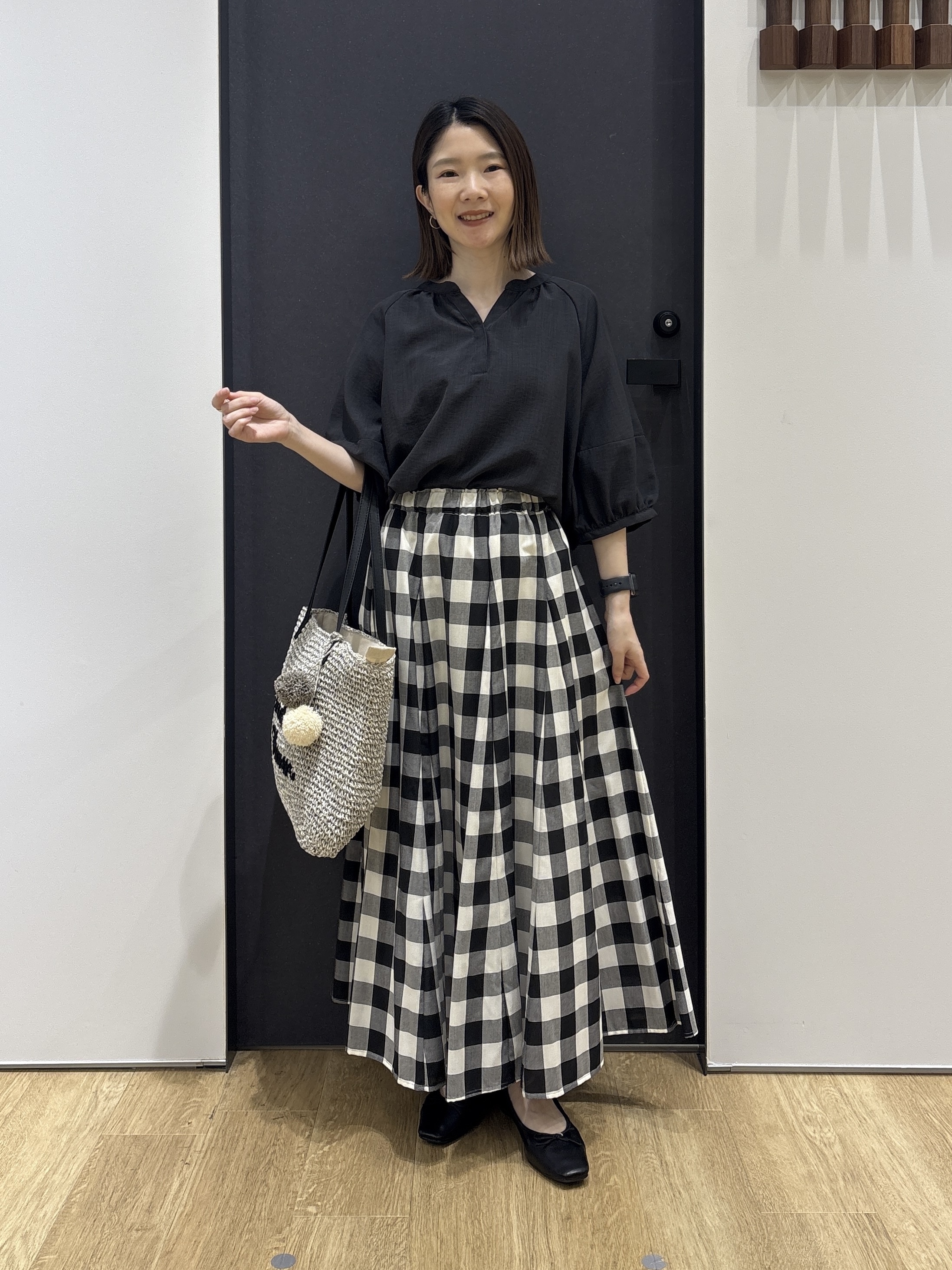 risaさんの「Dessin｜【洗える】スキッパーライトブラウス」を使ったコーディネート