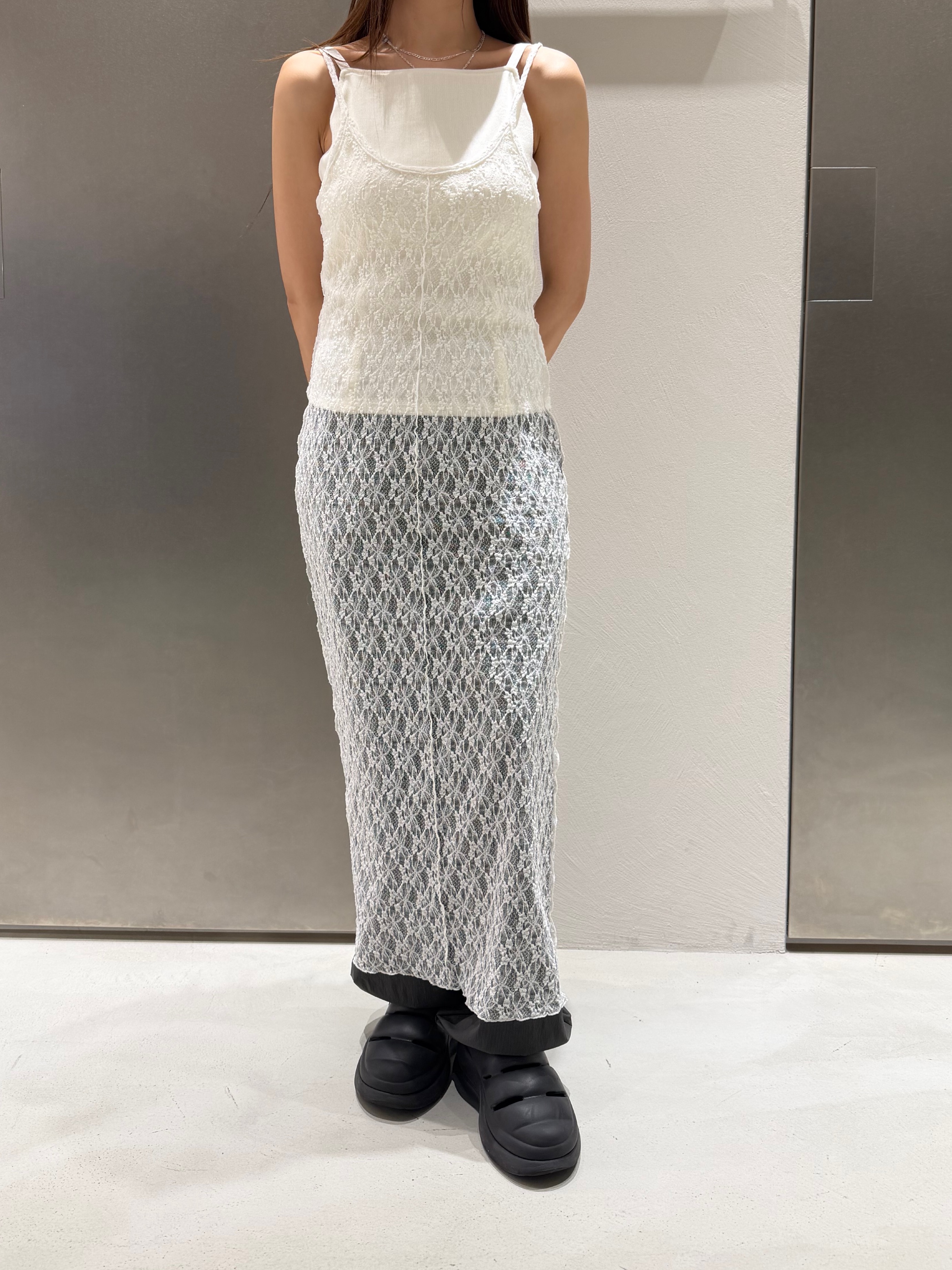 kanamiさんの「CODE A｜edge line camisole」を使ったコーディネート