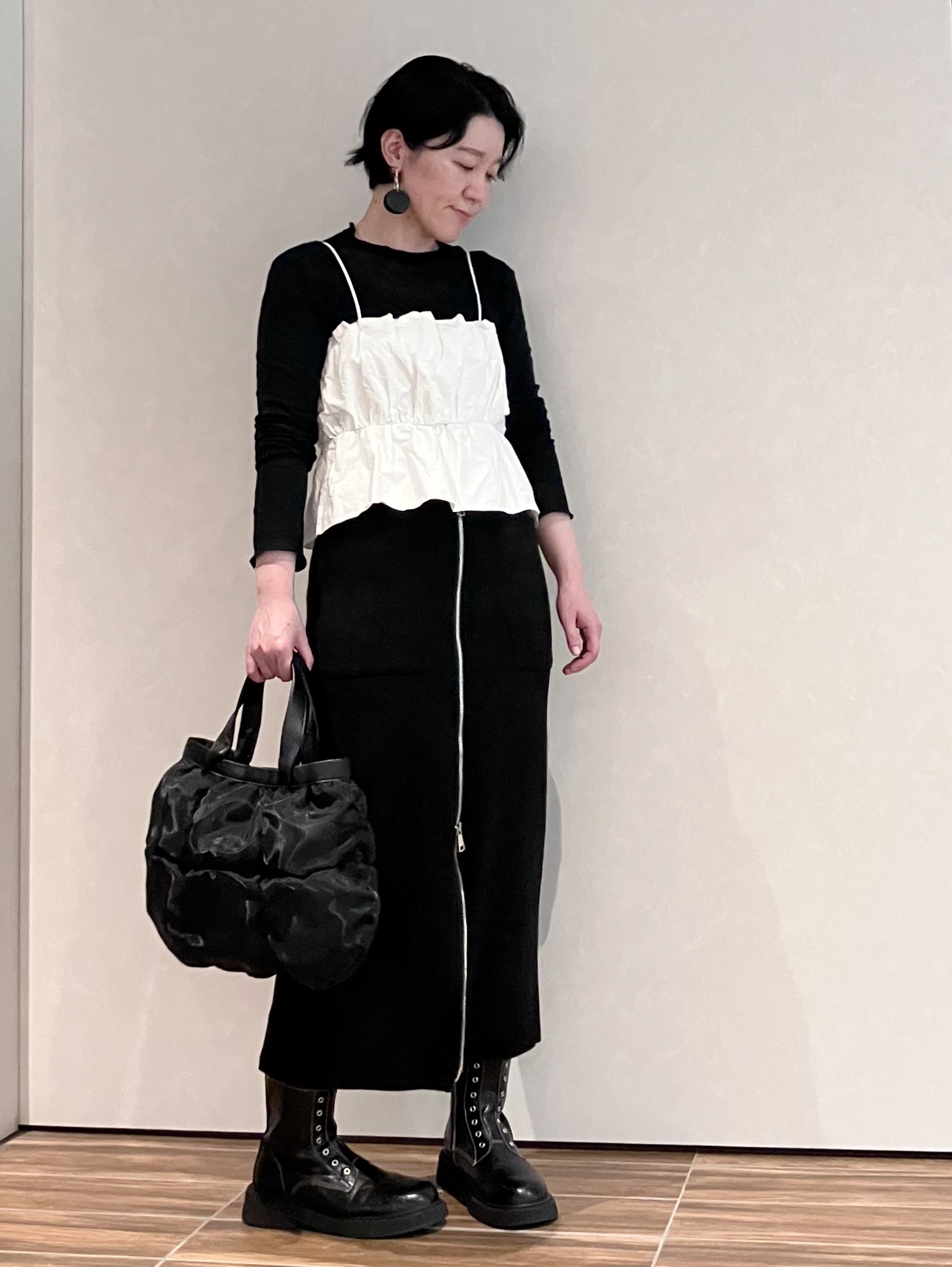 Cさんの「HIROKO HAYASHI｜FABRE（ファーブル）ハンドバッグ」を使ったコーディネート