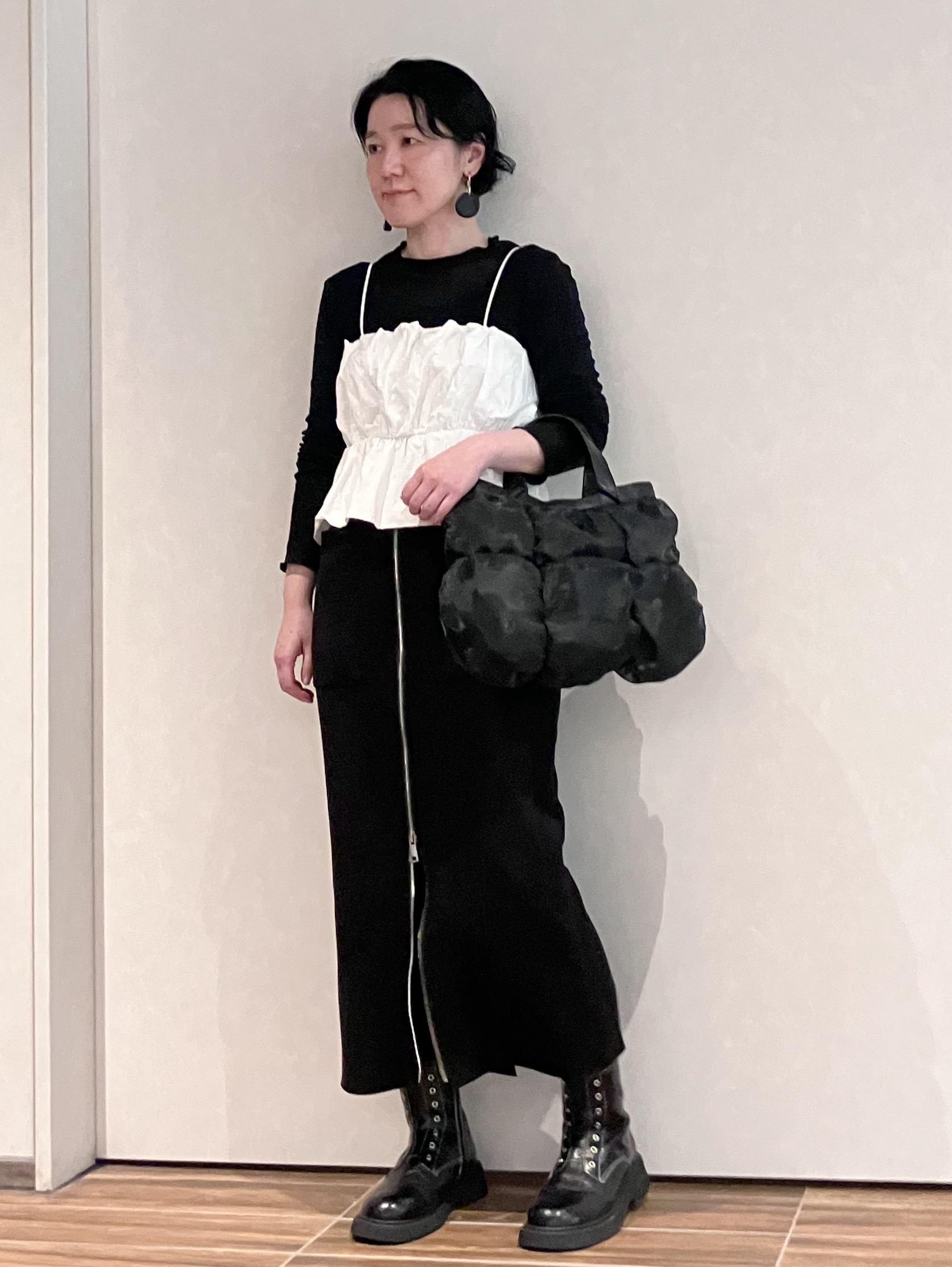 Cさんの「HIROKO HAYASHI｜FABRE（ファーブル）ハンドバッグ」を使ったコーディネート