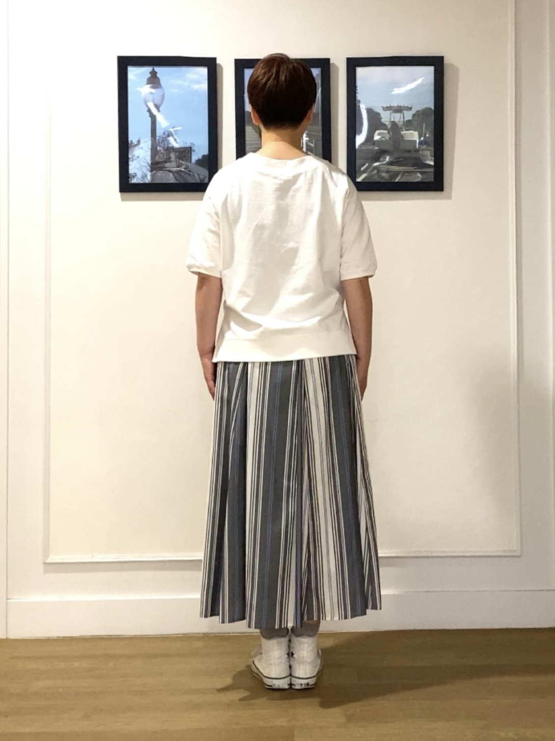 Hiroさんの「Dessin｜【洗える】ミニ裏毛刺繍ロゴプルオーバー」を使ったコーディネート