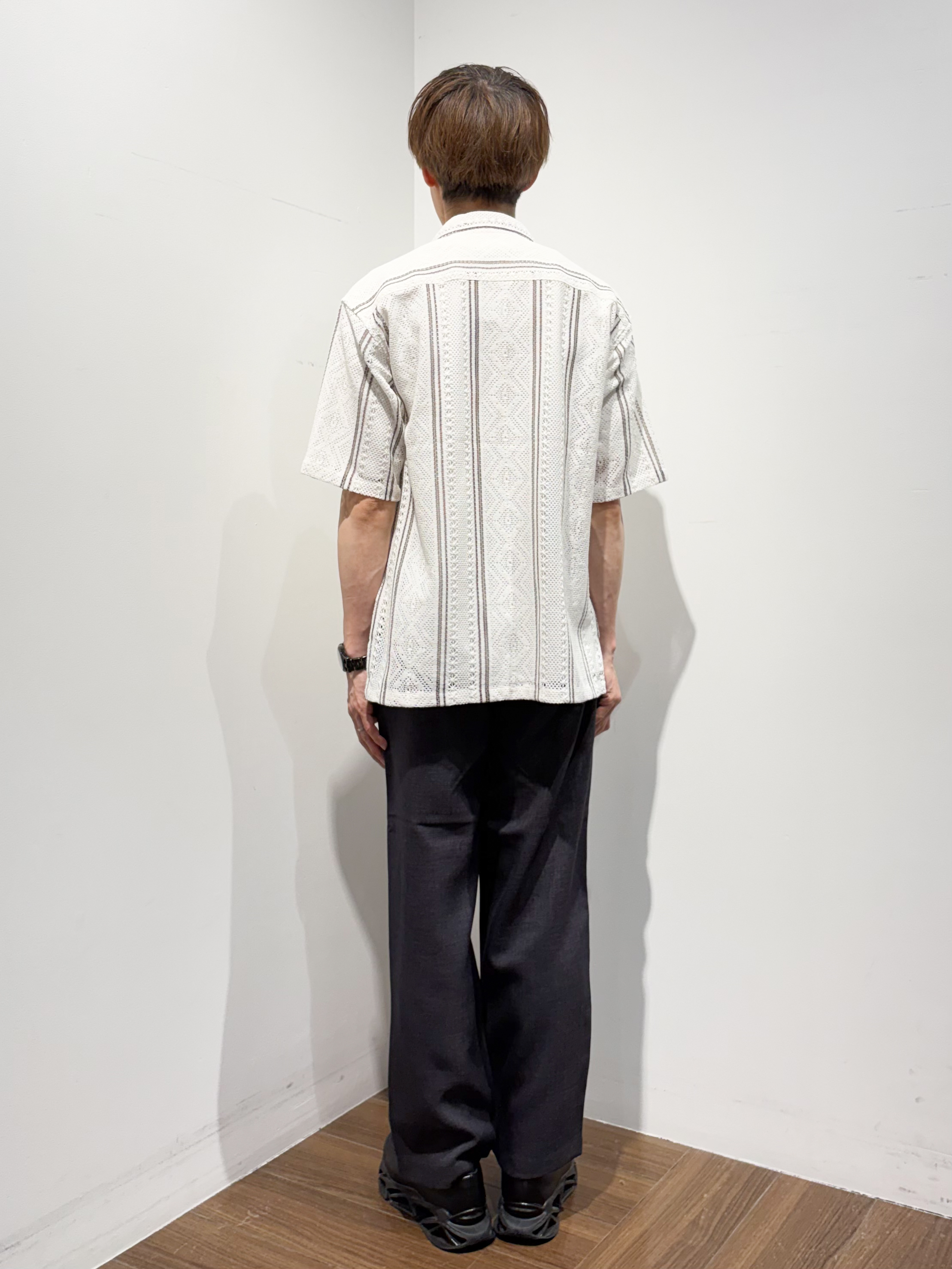 つーじーさんの「THE SHOP TK｜【2点セット】クラフトレース 半袖シャツ＋半袖Tシャツ」を使ったコーディネート