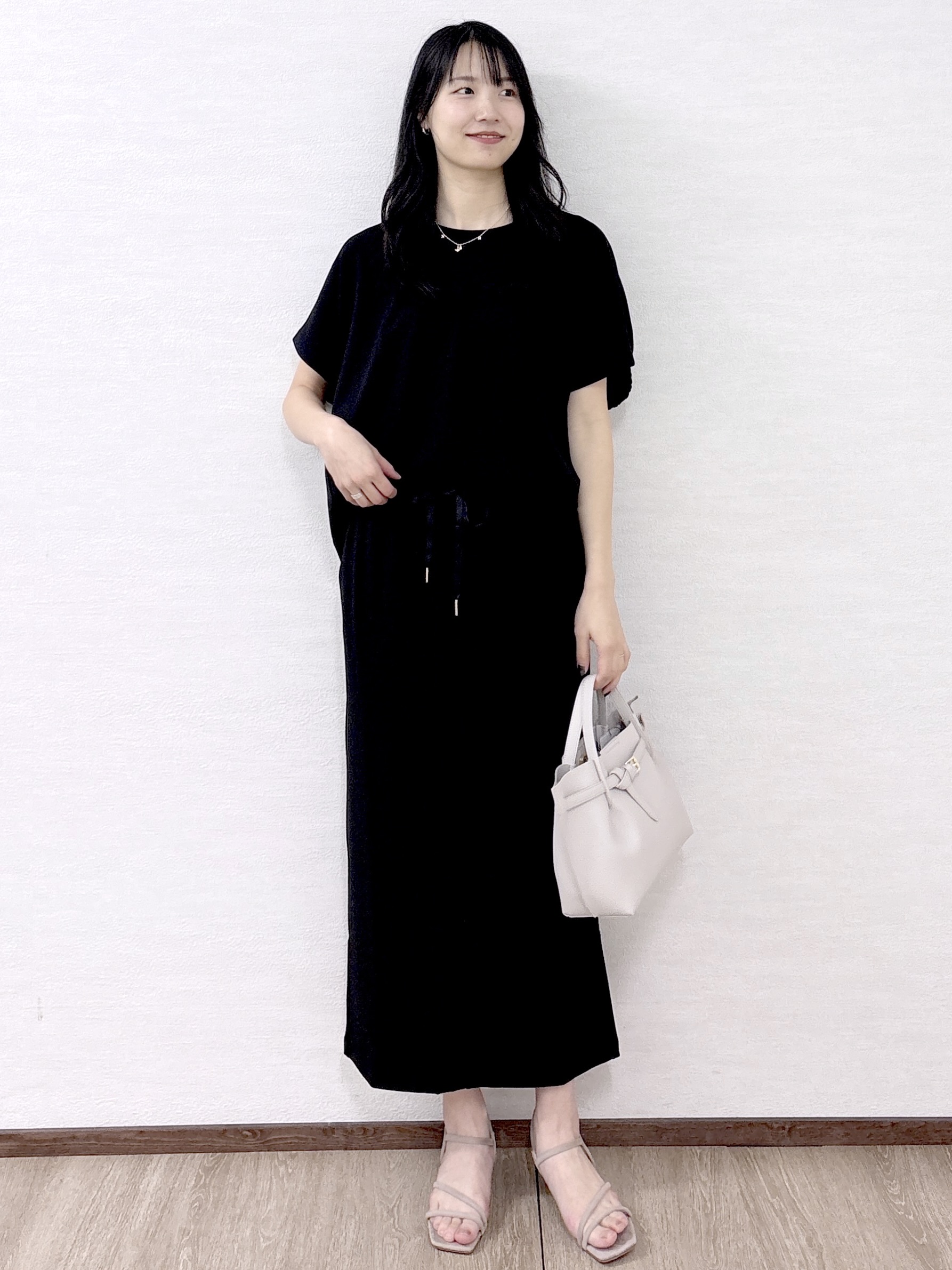 sachikoさんの「OPAQUE.CLIP｜【UV／吸水速乾】リラクシードルマントップス／セットアップ対応可《洗濯機OK》」を使ったコーディネート