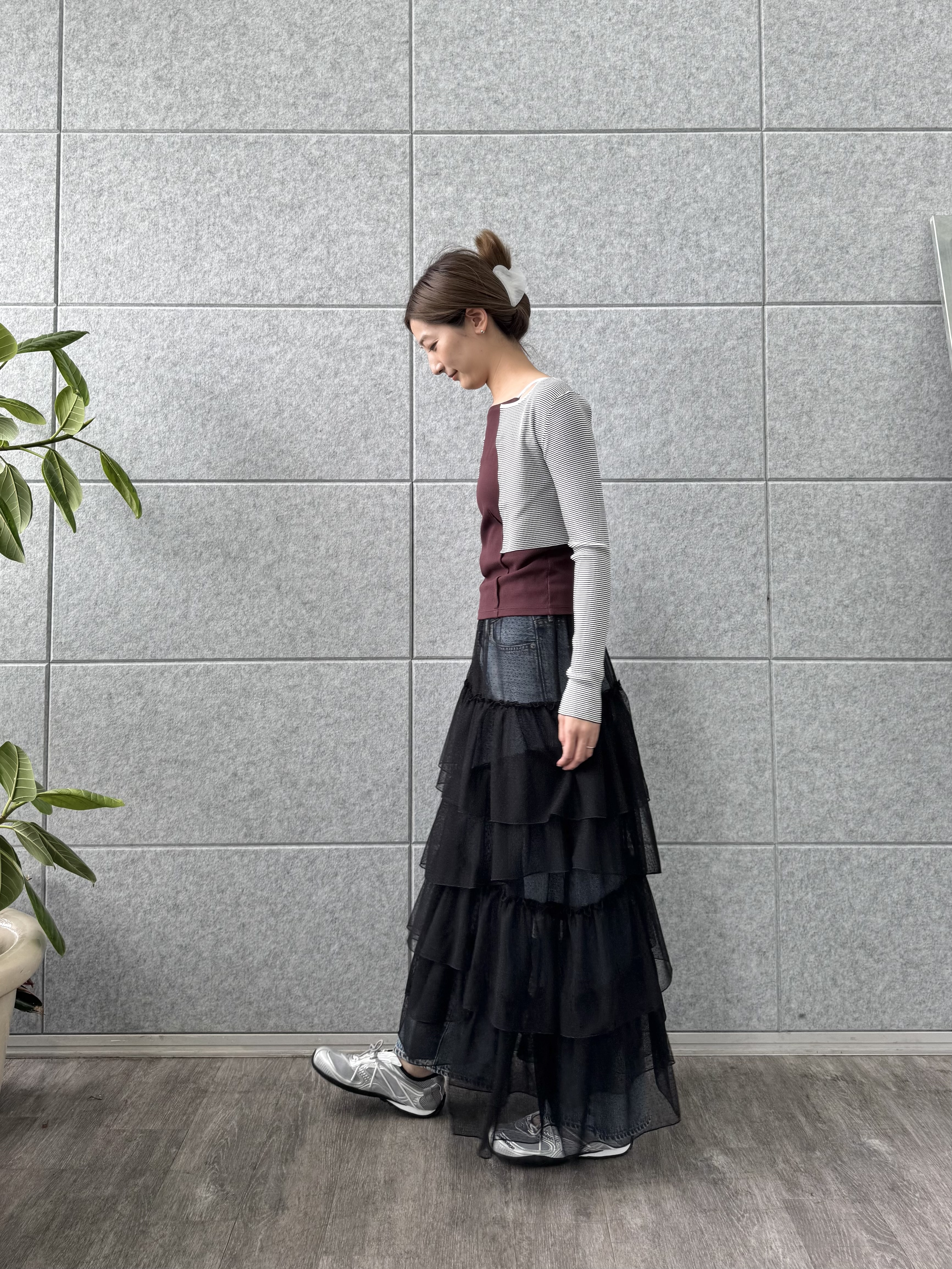 uchi__yamaさんの「CODE A｜edge line camisole」を使ったコーディネート