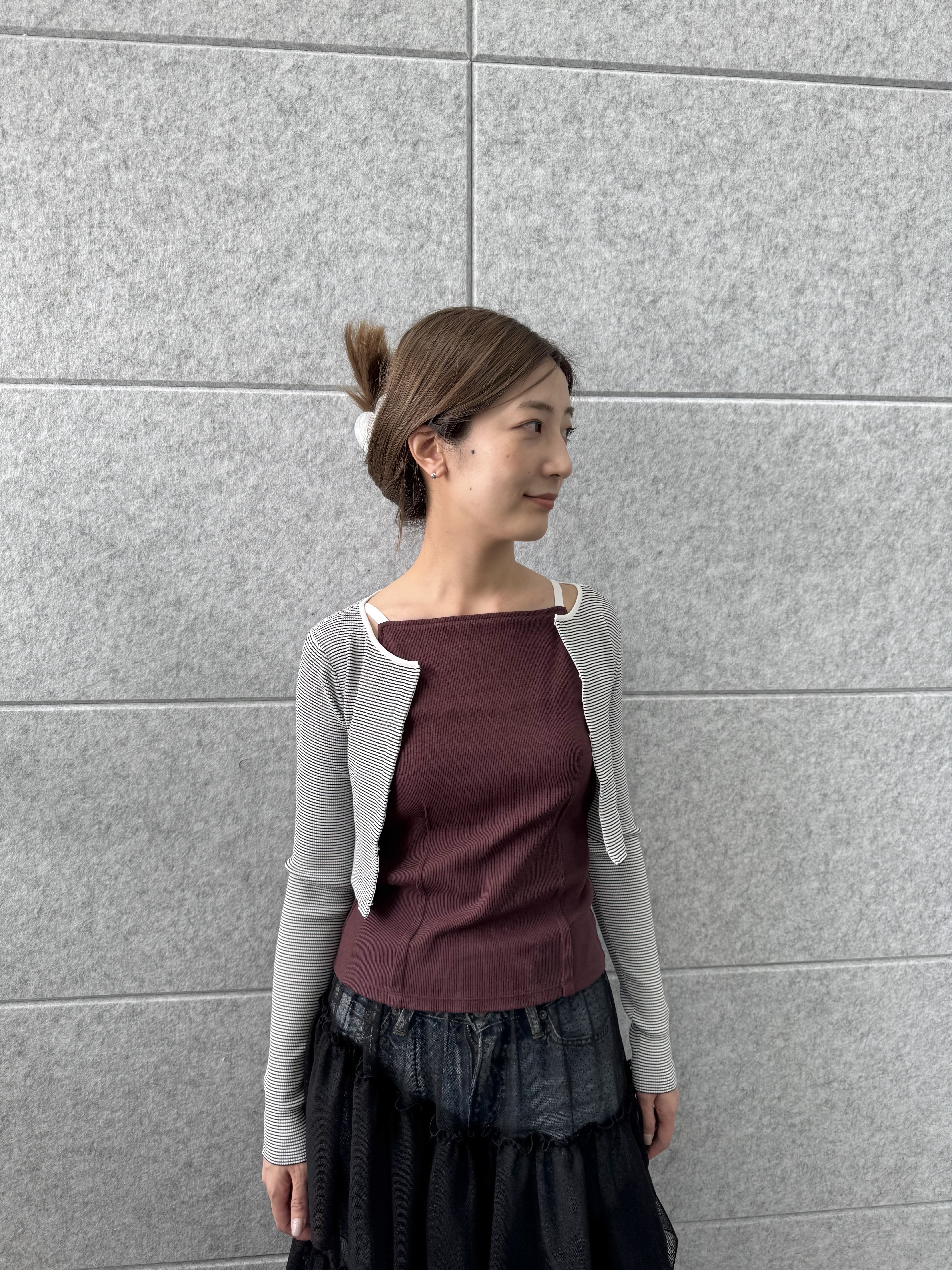 uchi__yamaさんの「CODE A｜edge line camisole」を使ったコーディネート