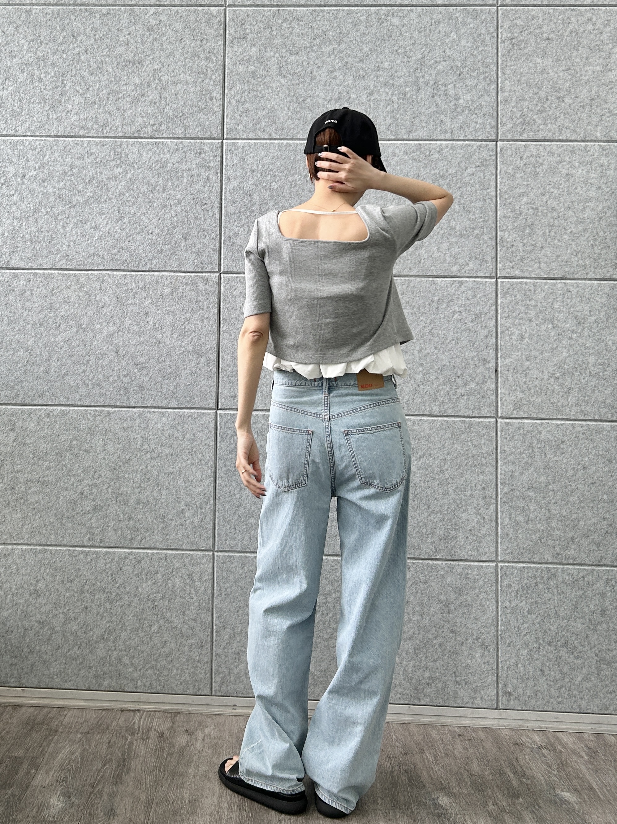 harunaさんの「CODE A｜balloon cami」を使ったコーディネート
