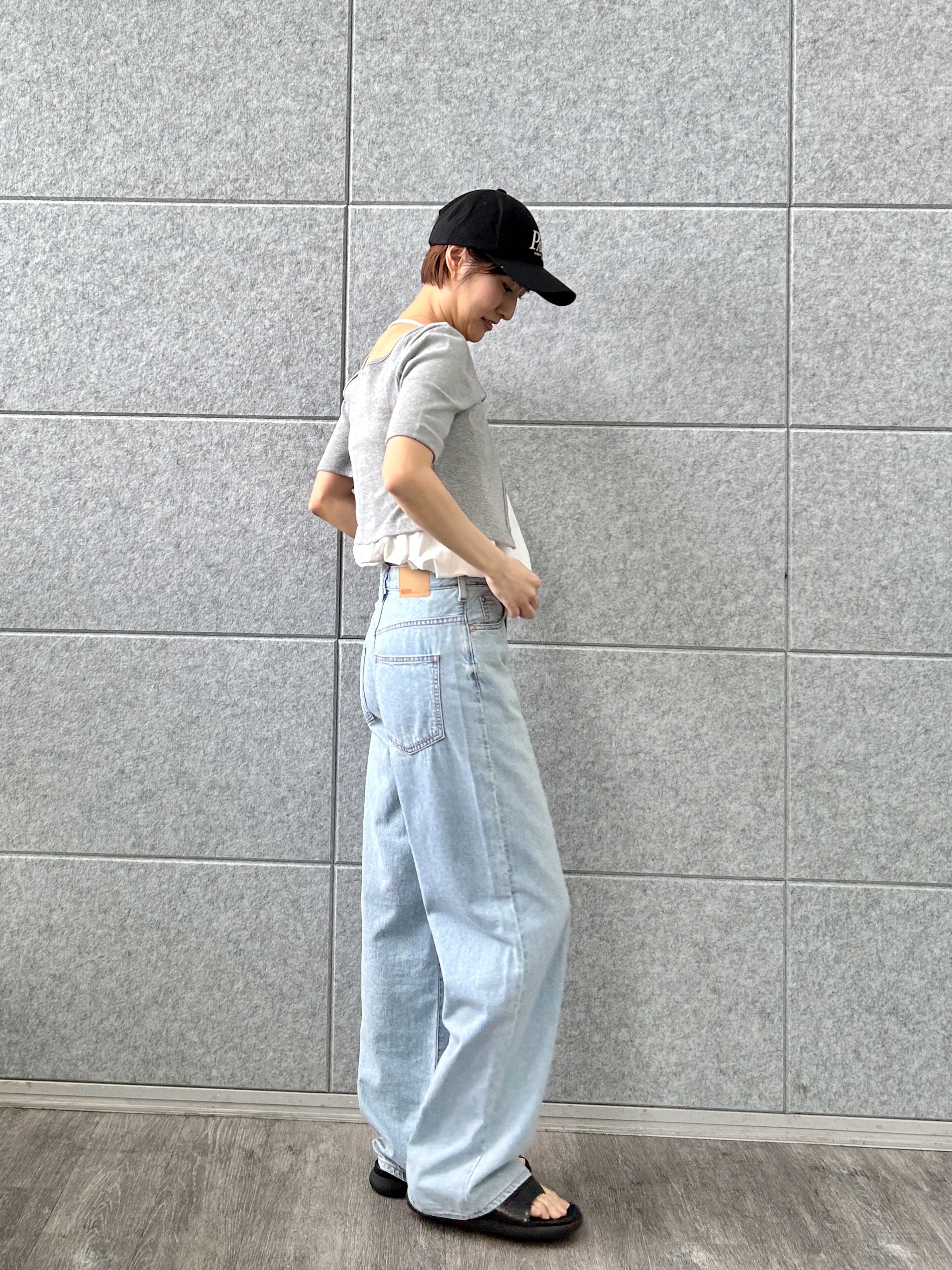 harunaさんの「CODE A｜balloon cami」を使ったコーディネート