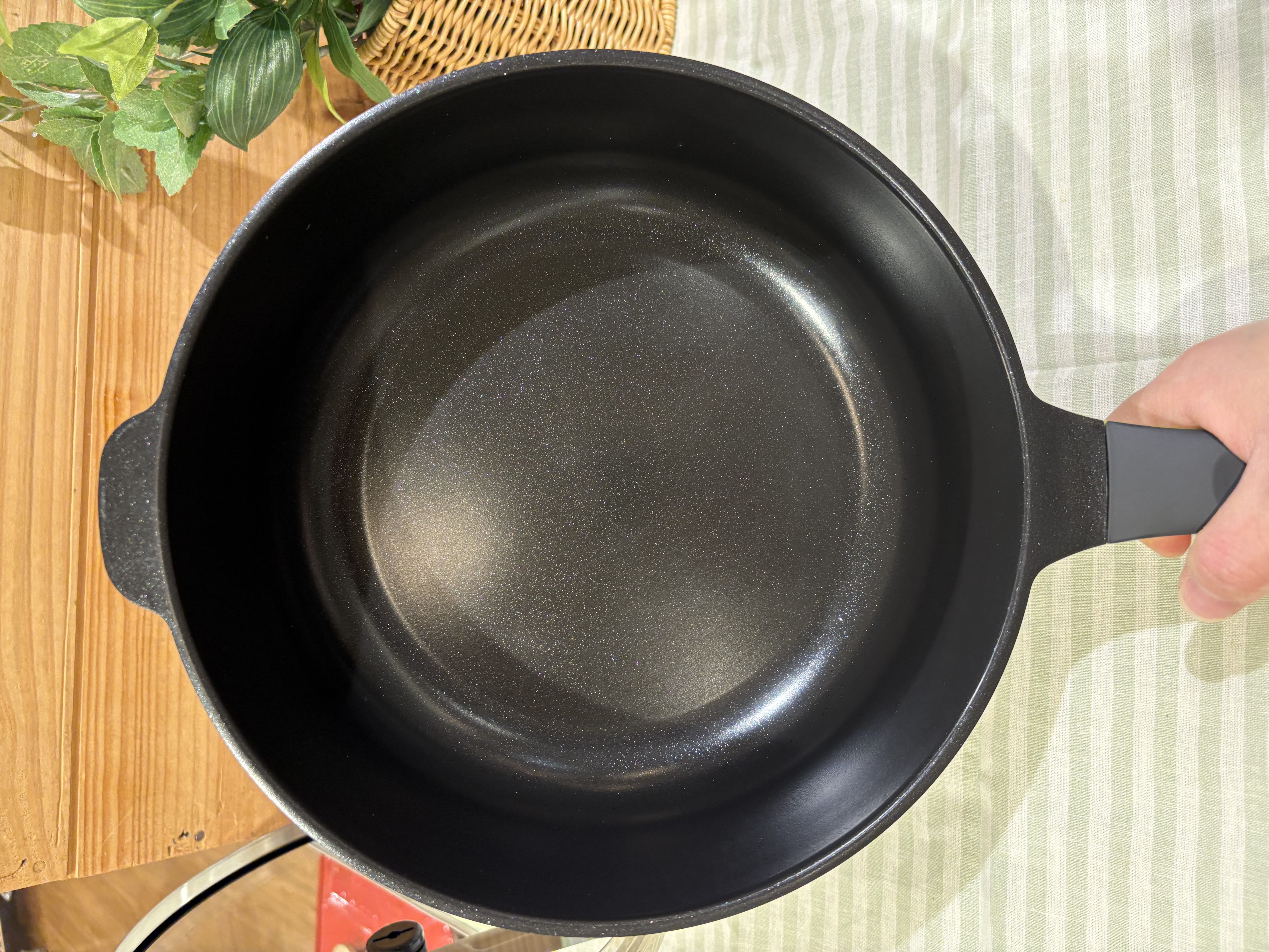 MOLさんの「212 KITCHEN STORE｜ブロックストライプ リネンコットン キッチンクロス L 45x60cm LGR ＜212Kオリジナル」を使ったコーディネート