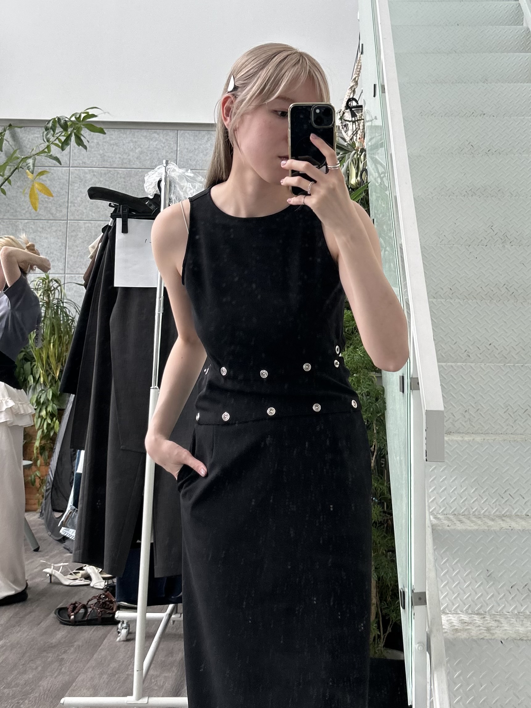 honoka Aさんの「CODE A｜modular split dress」を使ったコーディネート