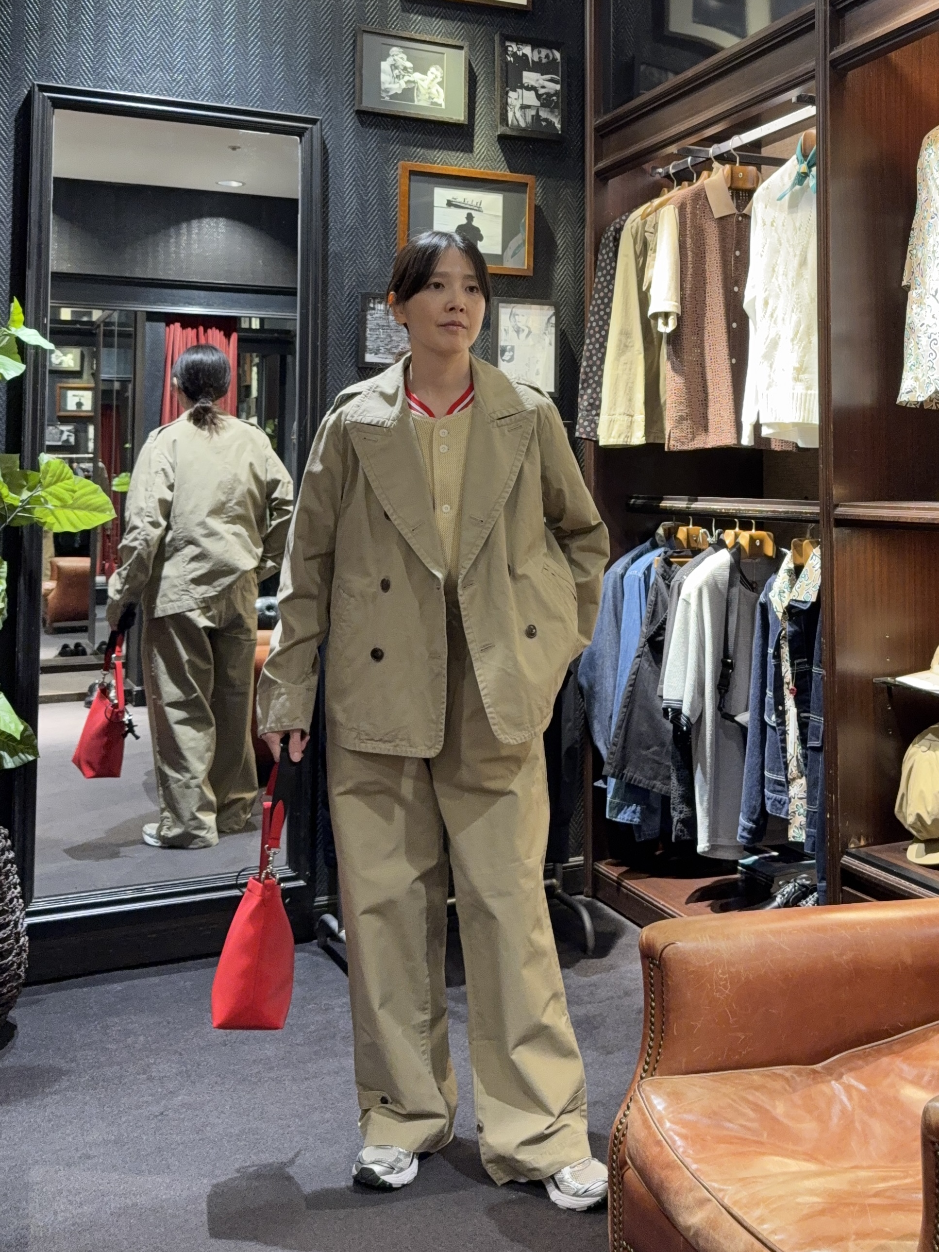 神野（jinno）さんの「TAKEO KIKUCHI｜ミリタリークロスパンツ」を使ったコーディネート