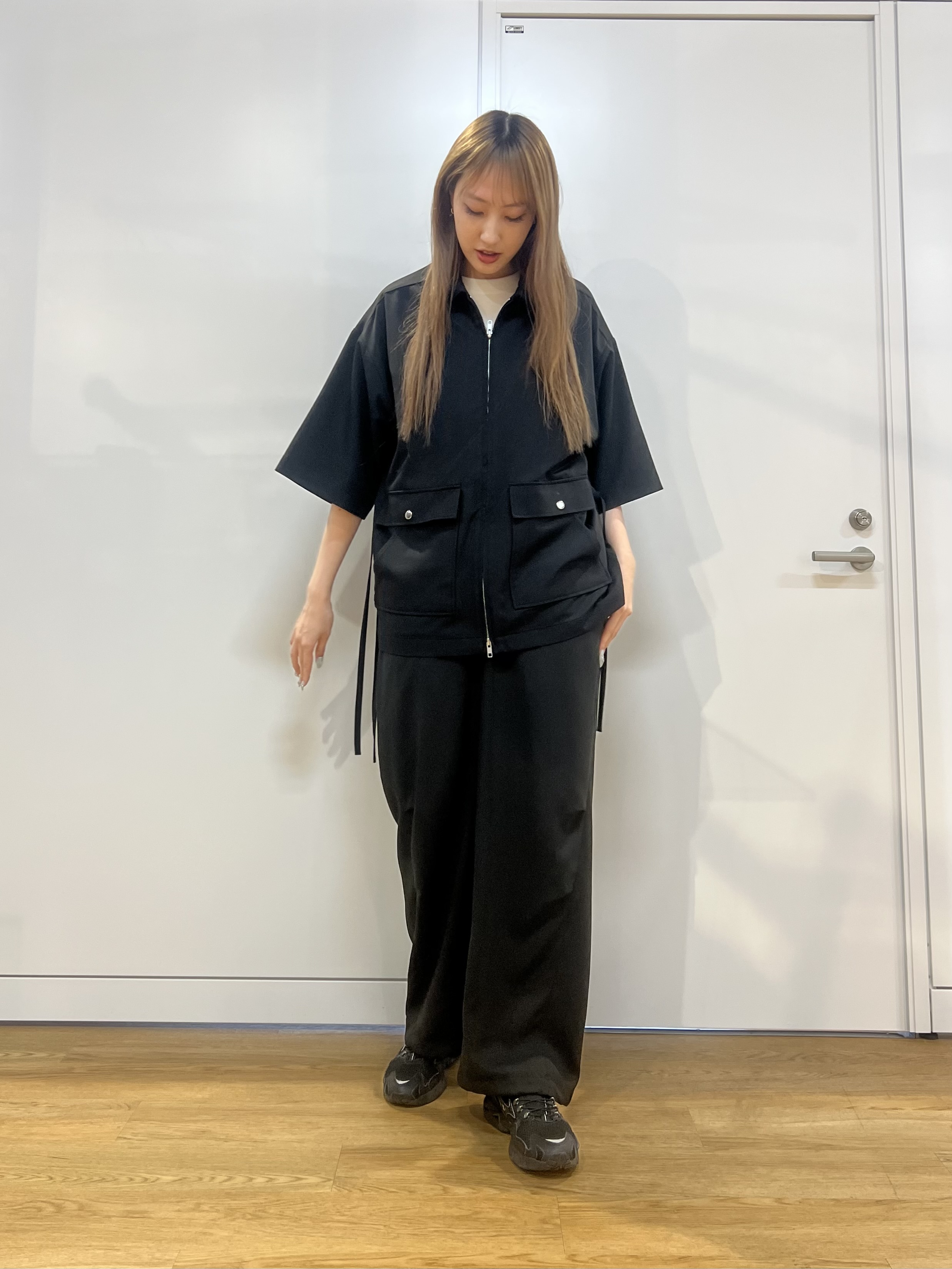 mさんの「tk.TAKEO KIKUCHI｜フロントジップシャツアウター」を使ったコーディネート