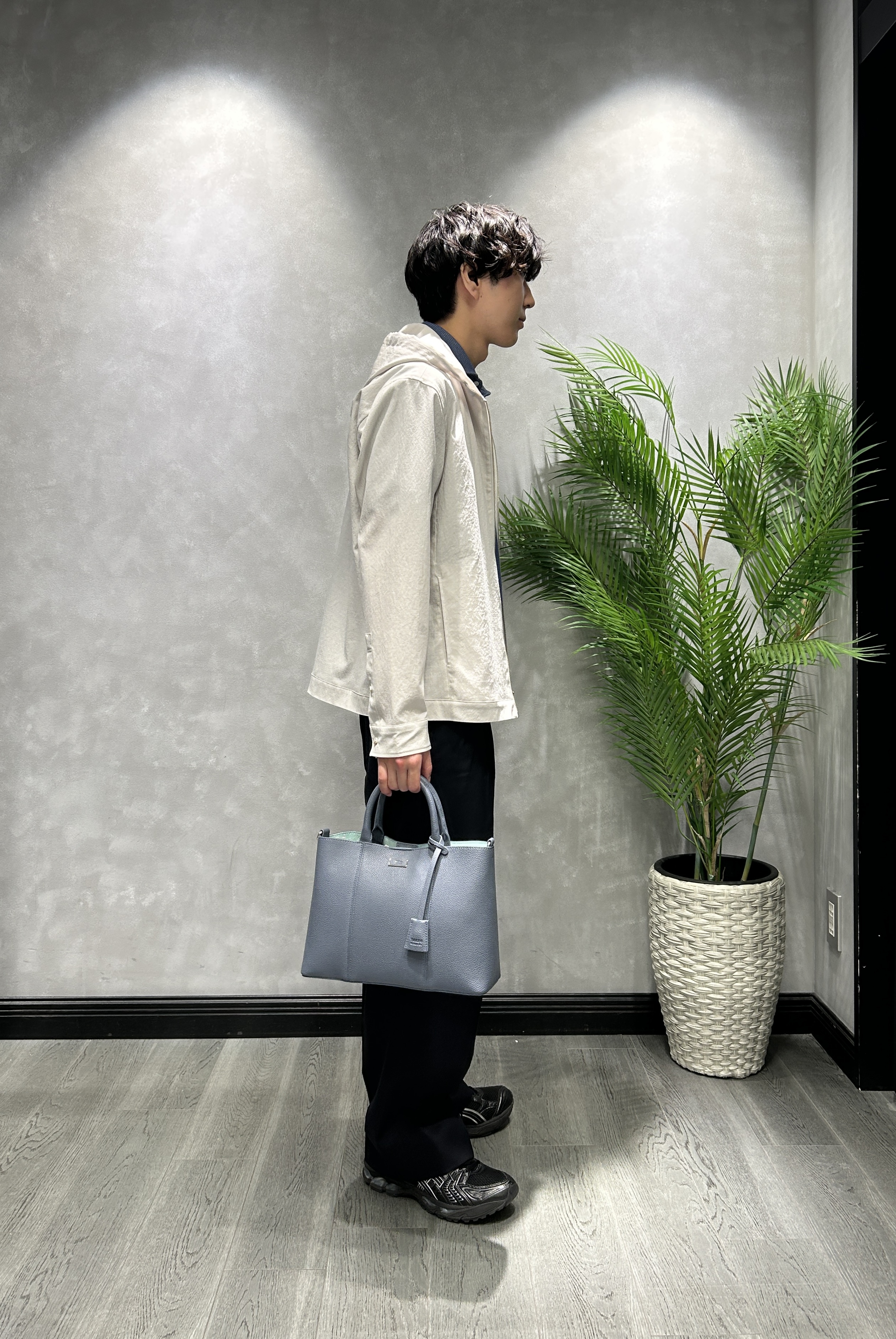 ruiさんの「TAKEO KIKUCHI｜【撥水・洗える・シワになりにくい】 リランチェ（R） フードブルゾン」を使ったコーディネート