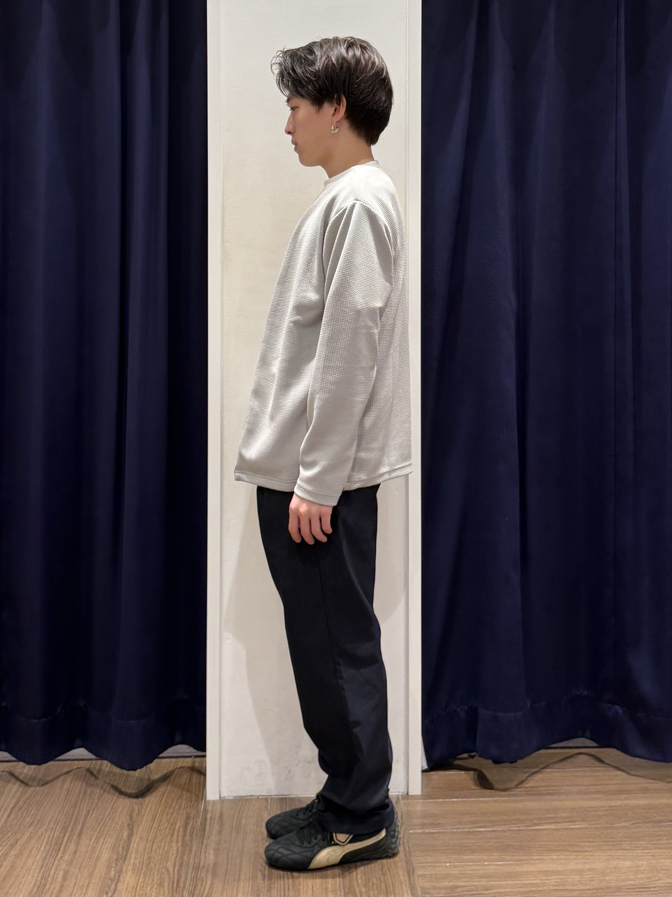 カシマさんの「THE SHOP TK｜【2点セット】カーディガン＋半袖Tシャツ 洗濯機OK」を使ったコーディネート