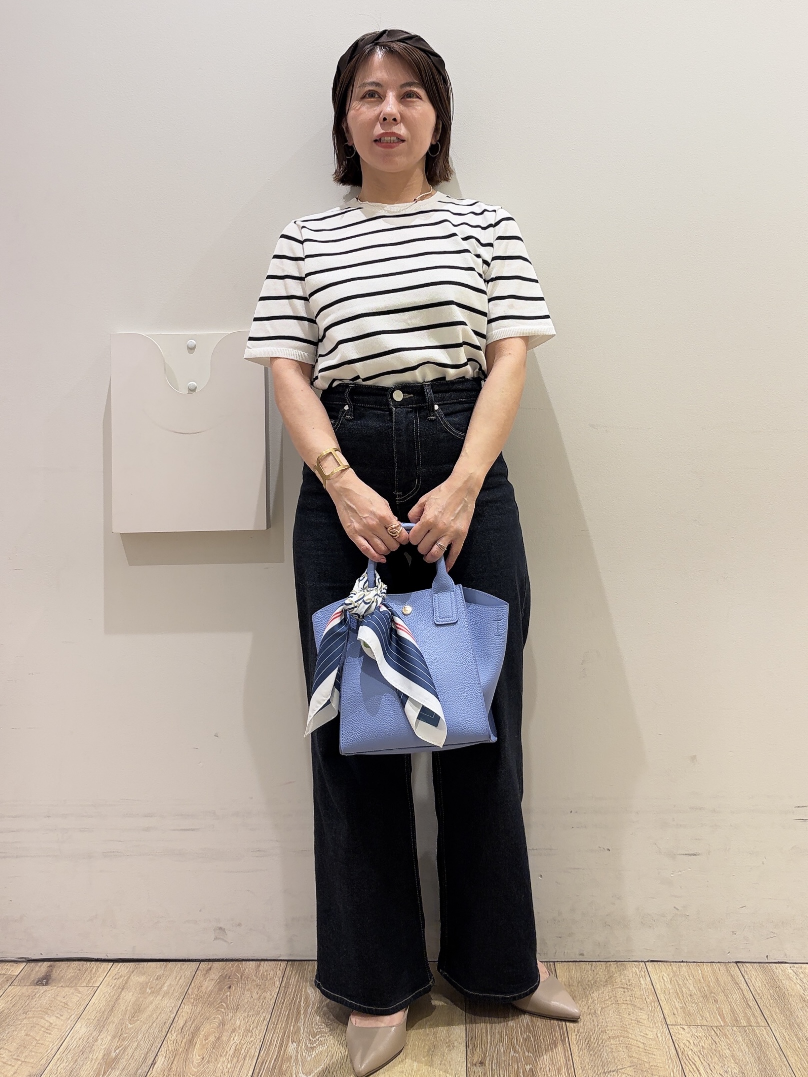 YUKOさんの「index｜ストレッチバギーデニム【洗濯機洗い可】《SS～LL》」を使ったコーディネート