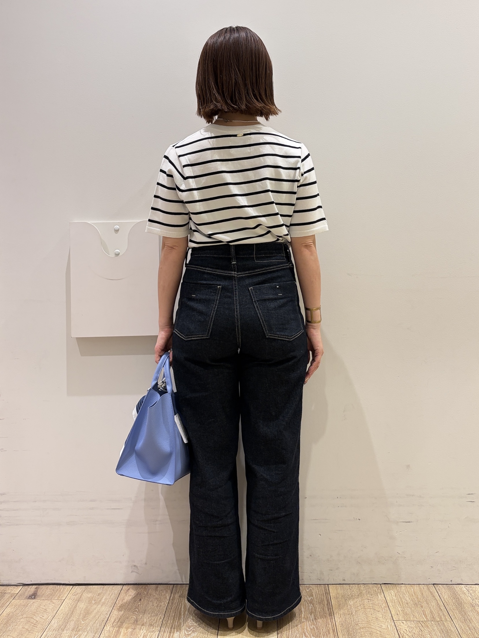 YUKOさんの「index｜ストレッチバギーデニム【洗濯機洗い可】《SS～LL》」を使ったコーディネート