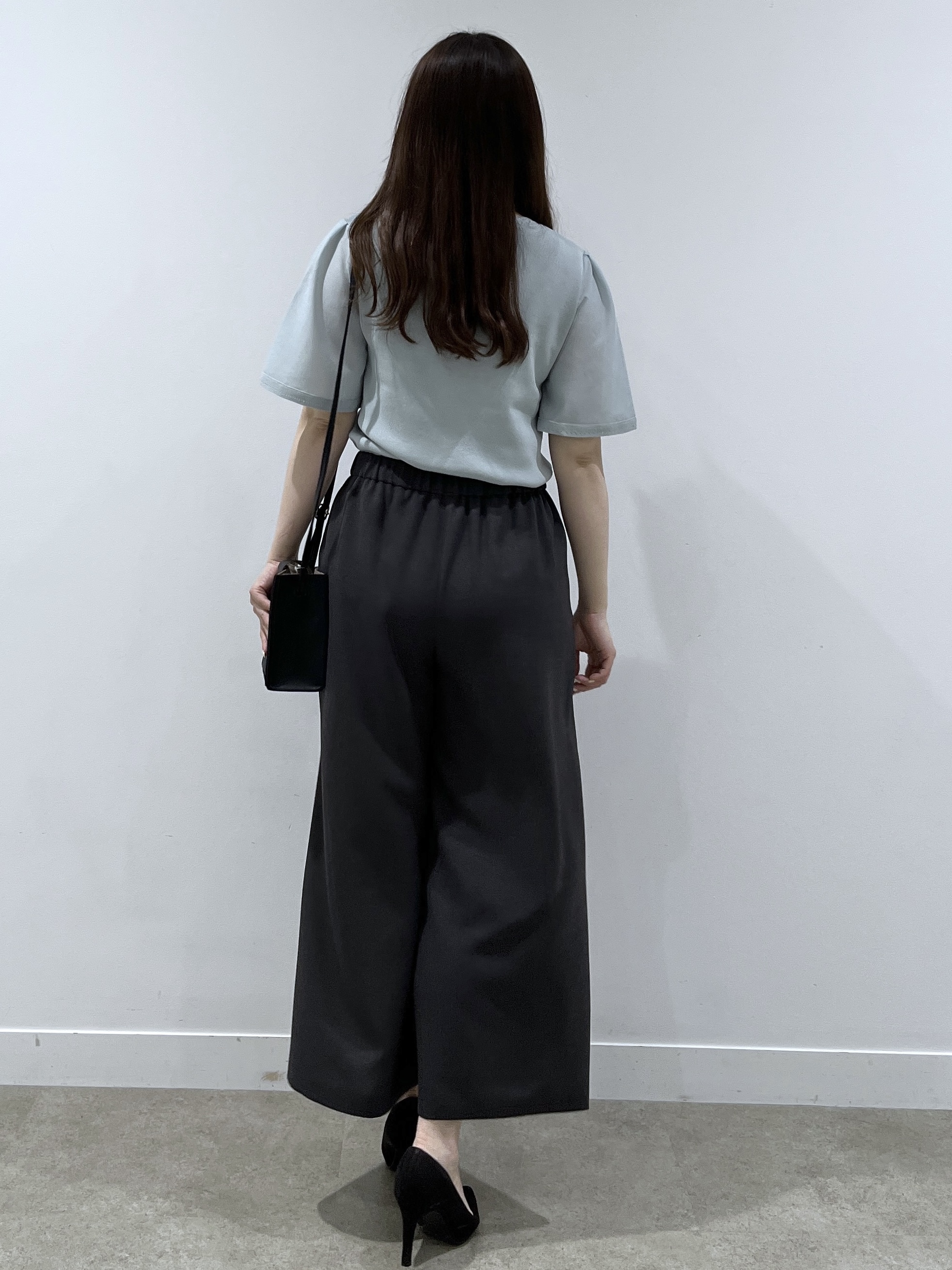 Saekoさんの「COUP DE CHANCE｜【手洗い可／日本製】シアースリーブニット」を使ったコーディネート