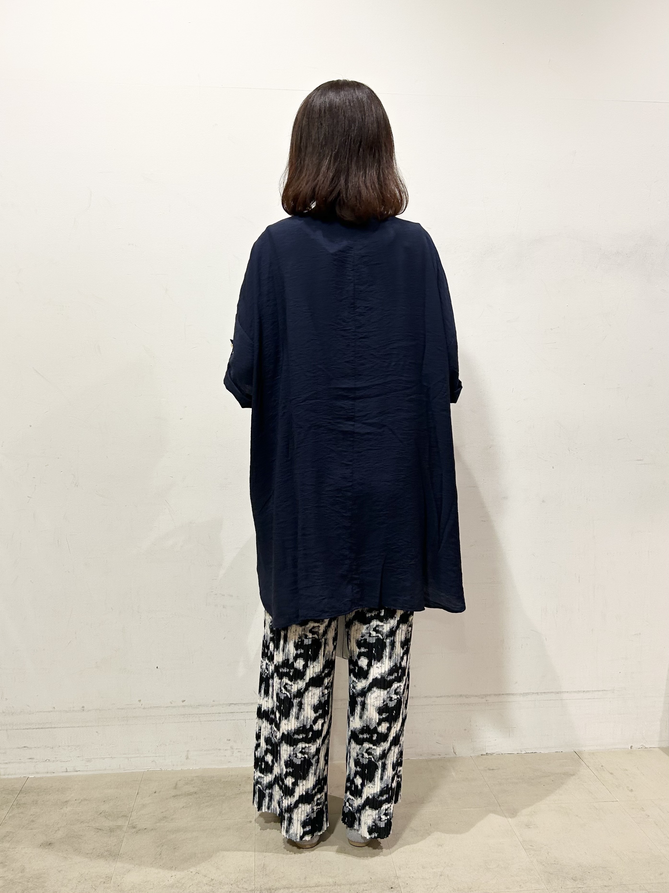 Mさんの「SHOO･LA･RUE｜【ひんやり/S-LL/洗濯機可】体型カバー叶える 大人のゆるドルマンチュニック」を使ったコーディネート