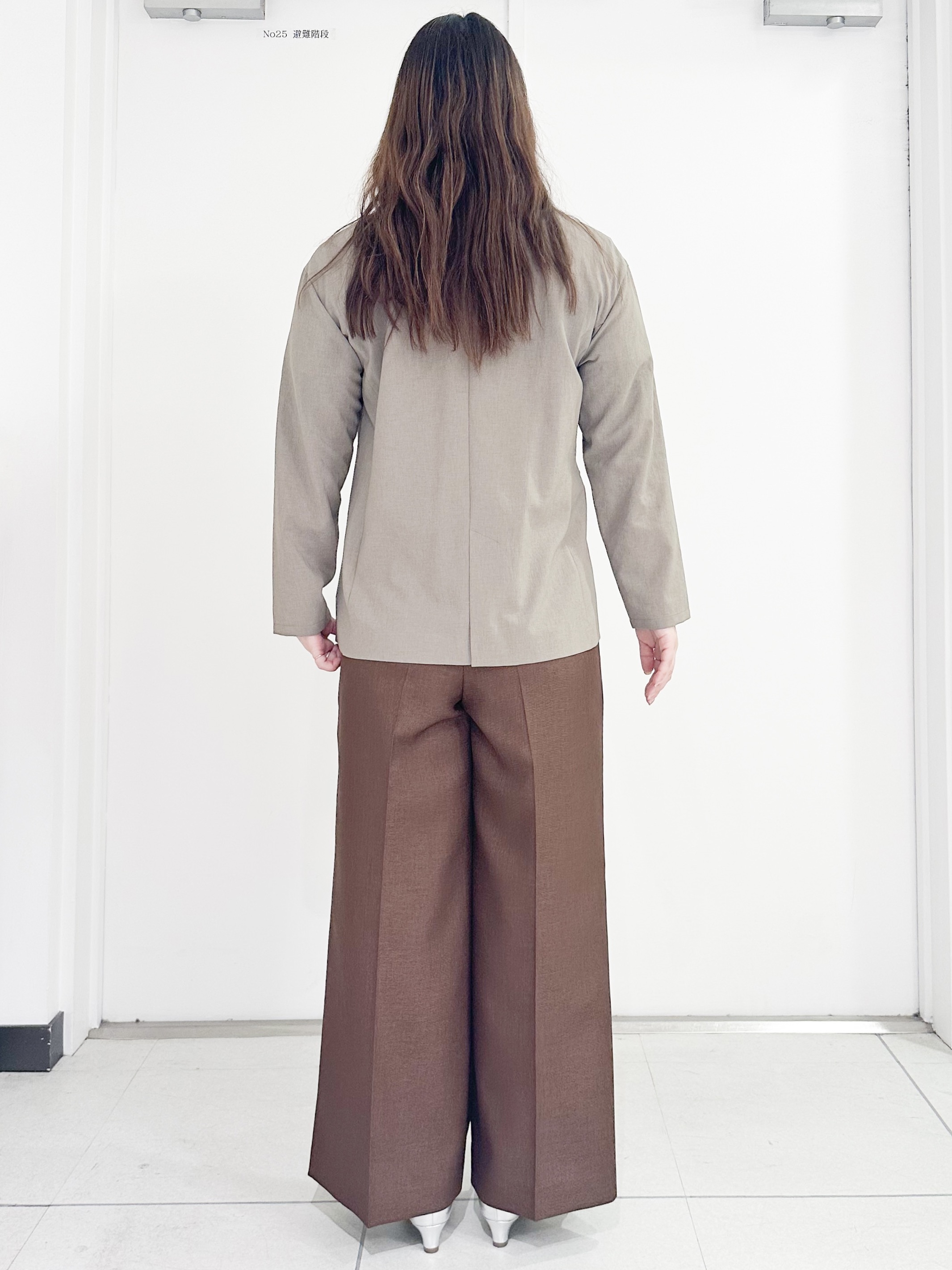 miさんの「Reflect｜【SS-4Lサイズ／接触冷感／シワになりにくい】リラクシーテーラードジャケット」を使ったコーディネート