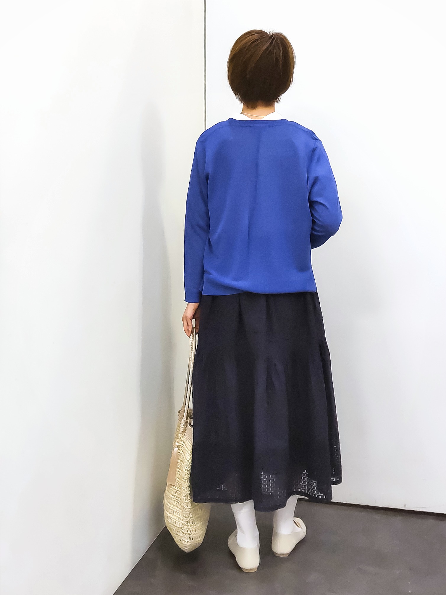 やまちゃんさんの「grove｜高評価！【接触冷感／UVカットetc】ベーシックショートカーディガン」を使ったコーディネート
