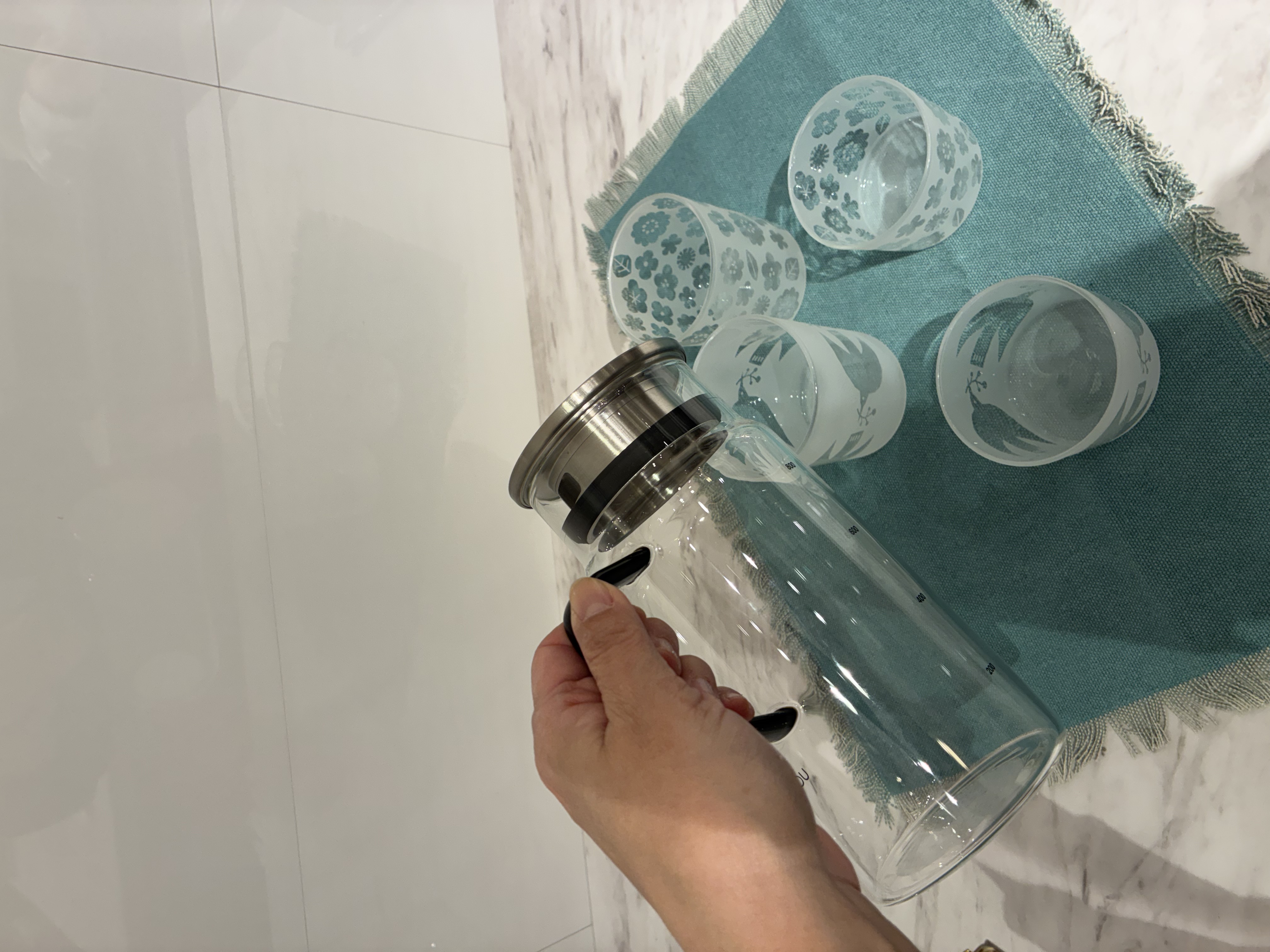 sattoさんの「212 KITCHEN STORE｜クッカロッキ グラスL ハナ」を使ったコーディネート