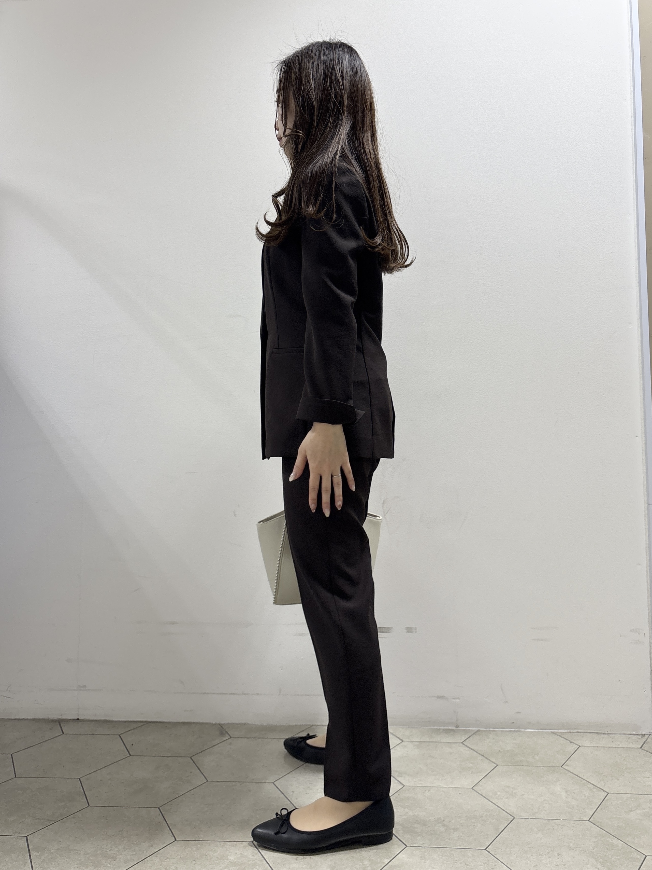 kahoさんの「INDIVI｜【洗える／UVケア／麻調】シングルジャケット」を使ったコーディネート
