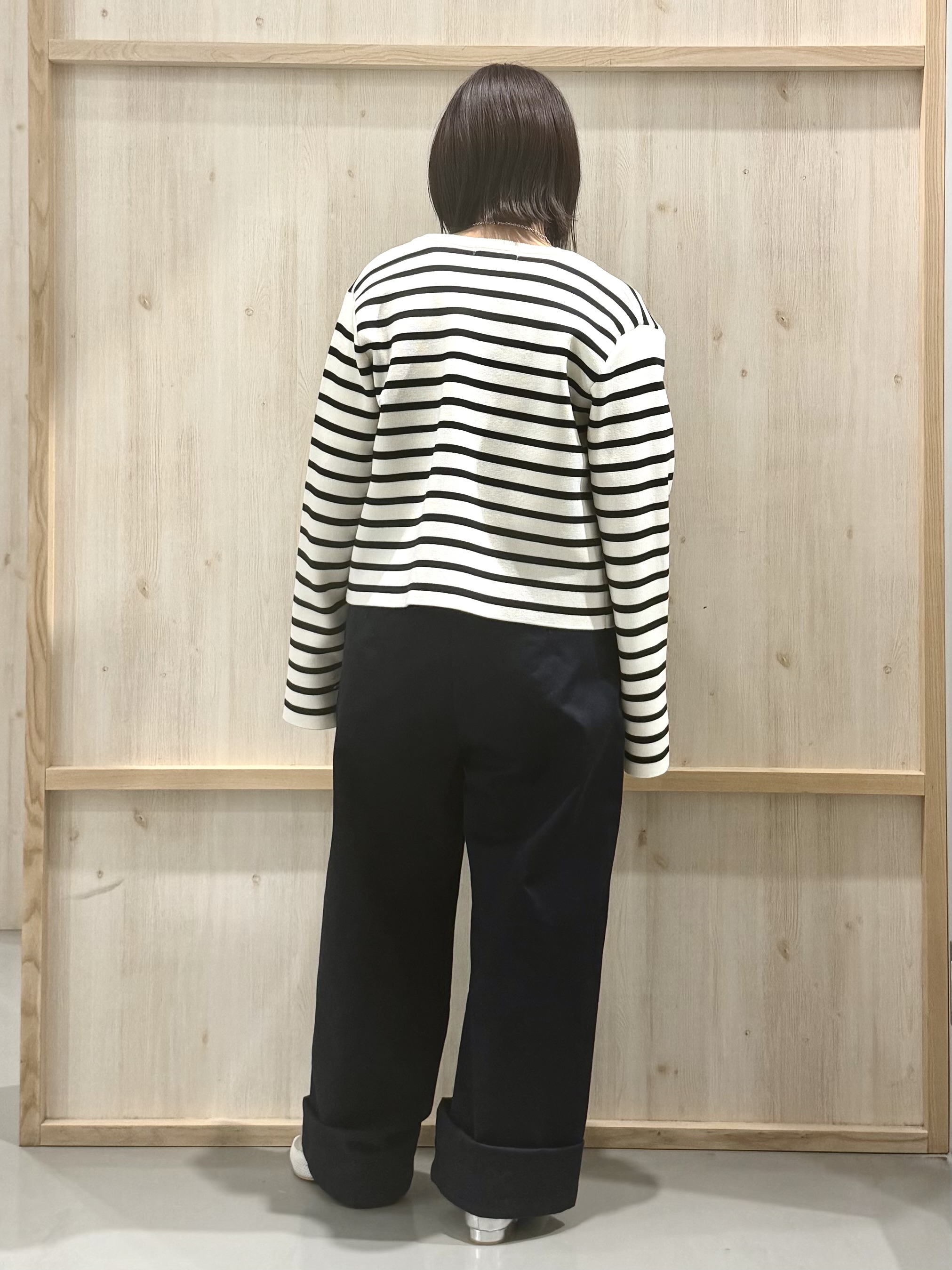 nanaさんの「THE SHOP TK｜ハーフミラノカーデ」を使ったコーディネート