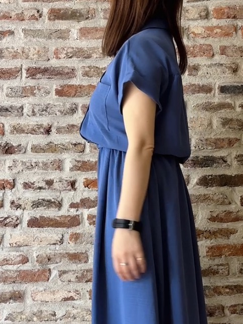 tokiさんの「THE SHOP TK｜【S-XL/ひんやり/防しわ】欲しいが詰まった 上品フィット＆フレアワンピース」を使ったコーディネート