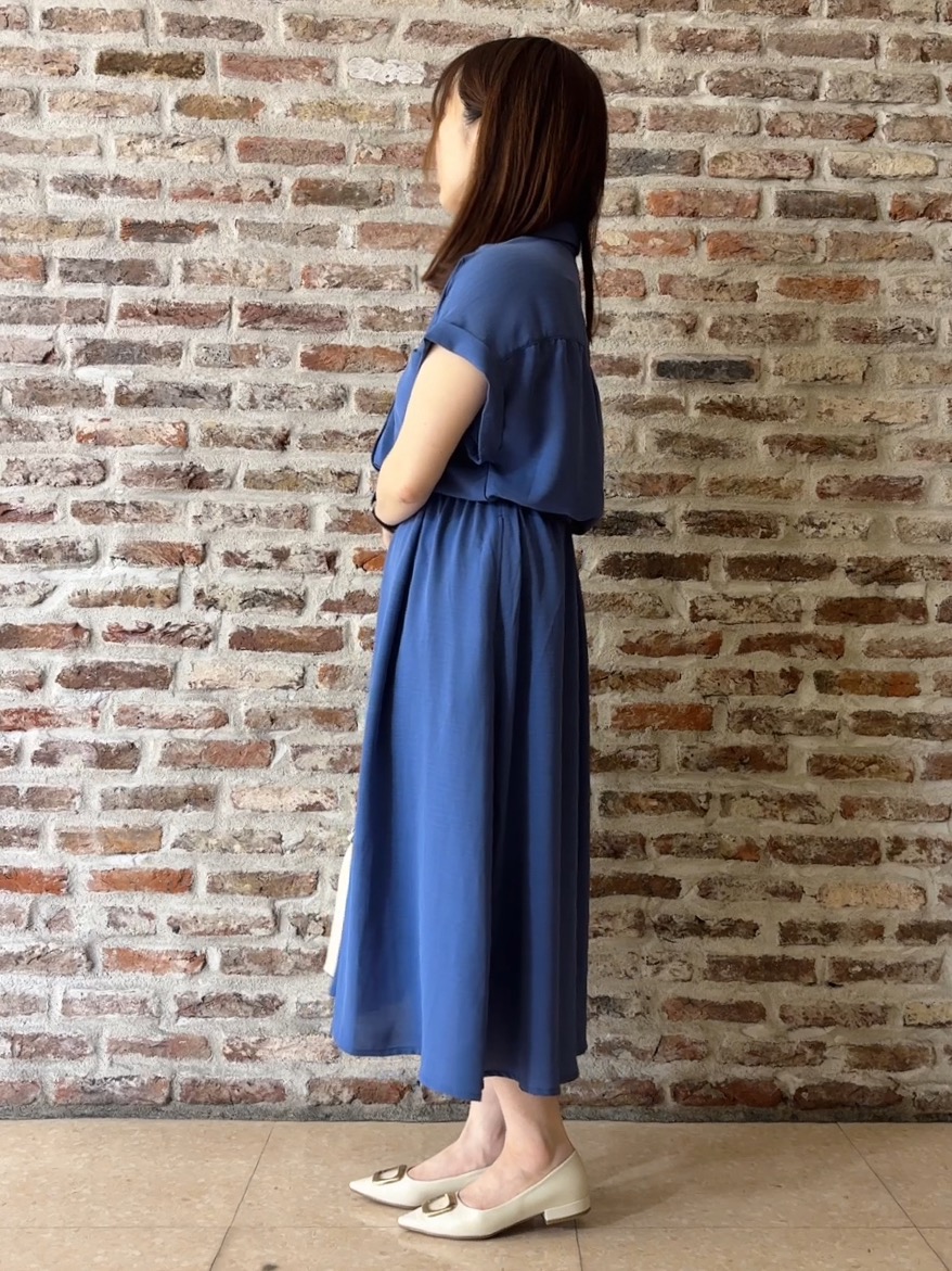 tokiさんの「THE SHOP TK｜【S-XL/ひんやり/防しわ】欲しいが詰まった 上品フィット＆フレアワンピース」を使ったコーディネート