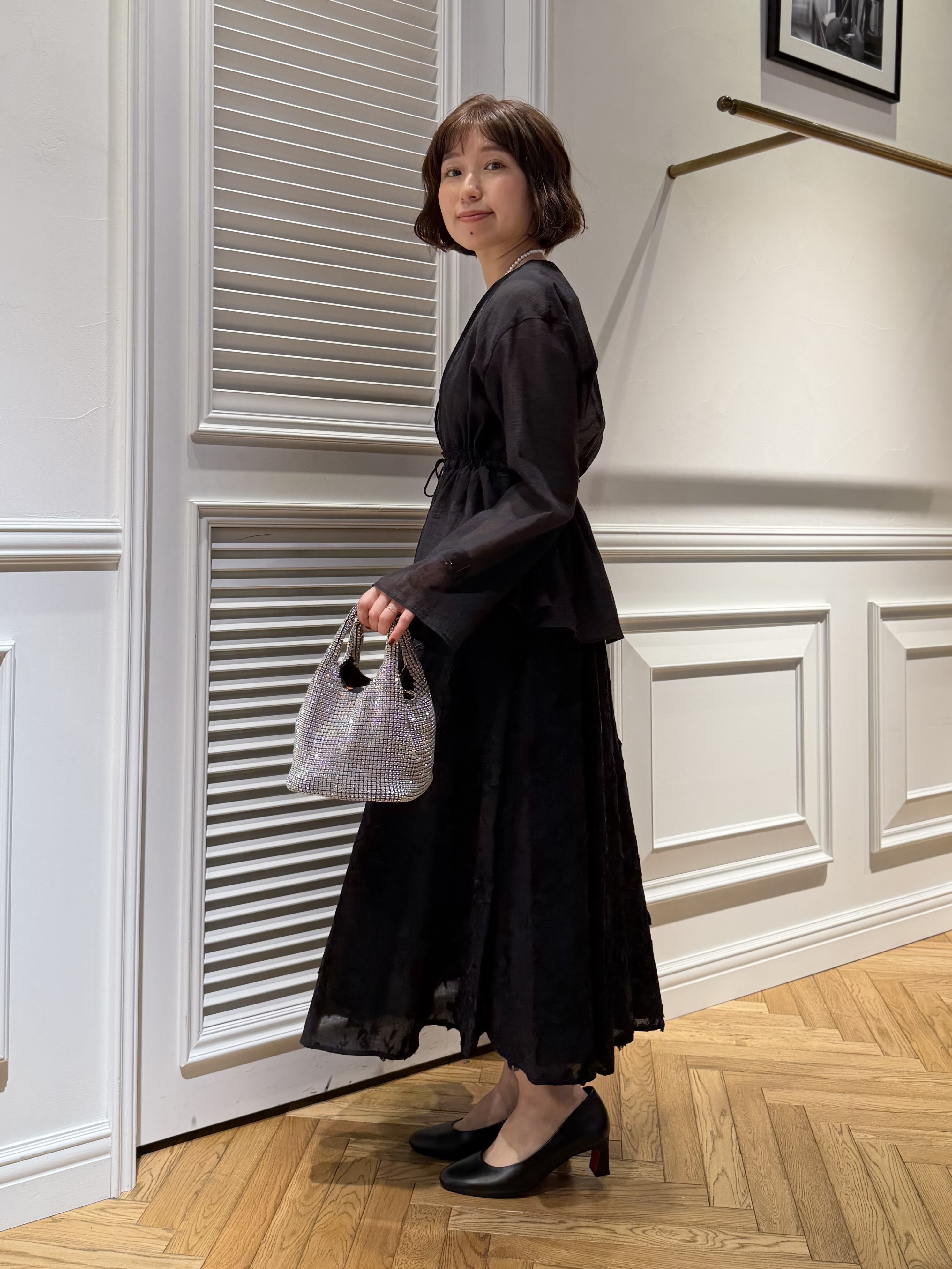 つじ まこさんの「DRESSTERIOR｜【ウォッシャブル】コットン エンブロイダリードレス」を使ったコーディネート