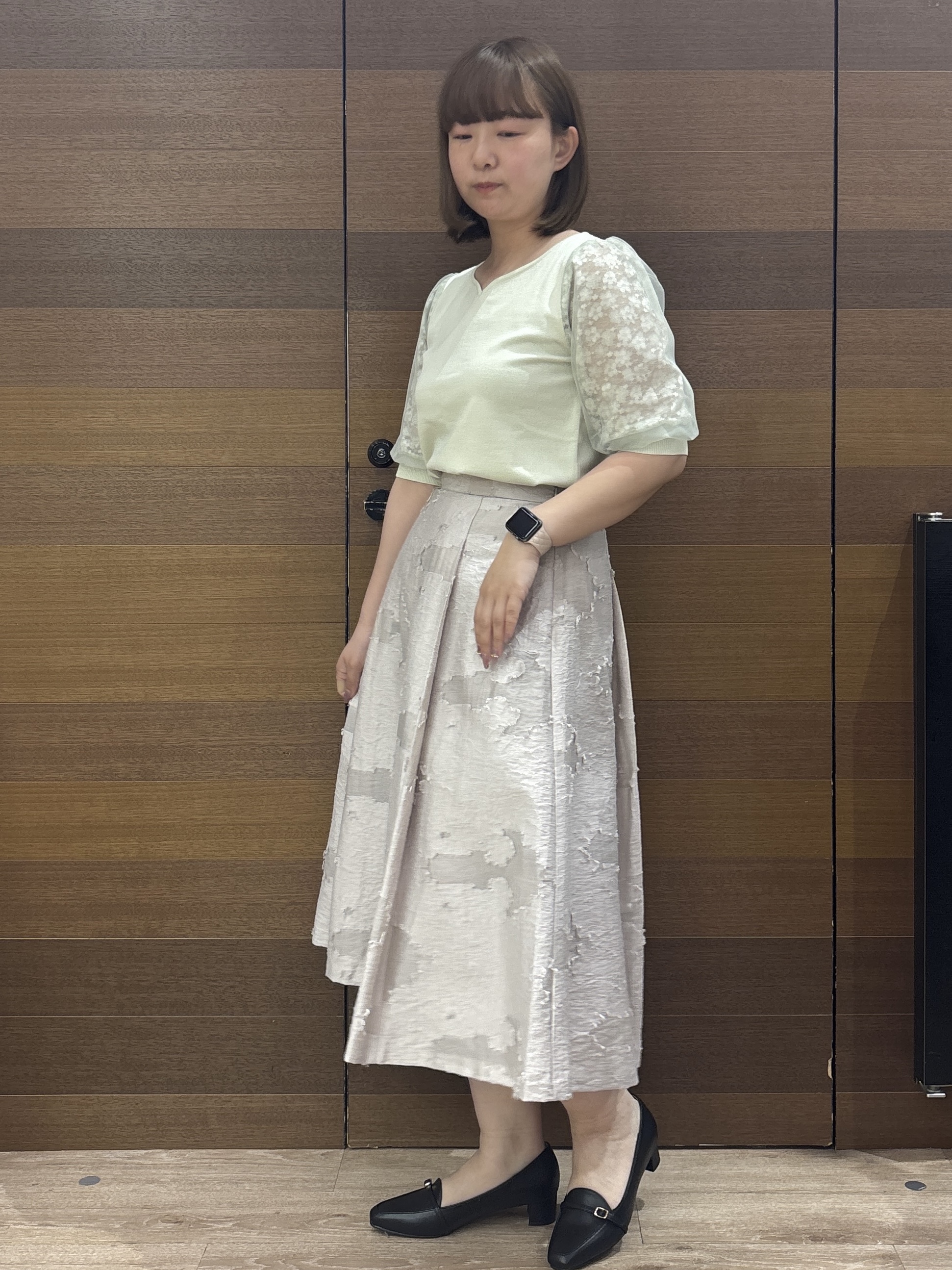 yumeさんの「OPAQUE.CLIP｜《再入荷》ダブルブレストテーラードジャケット【接触冷感／吸水速乾／イージーアイロン／防シワ／洗濯機O」を使ったコーディネート