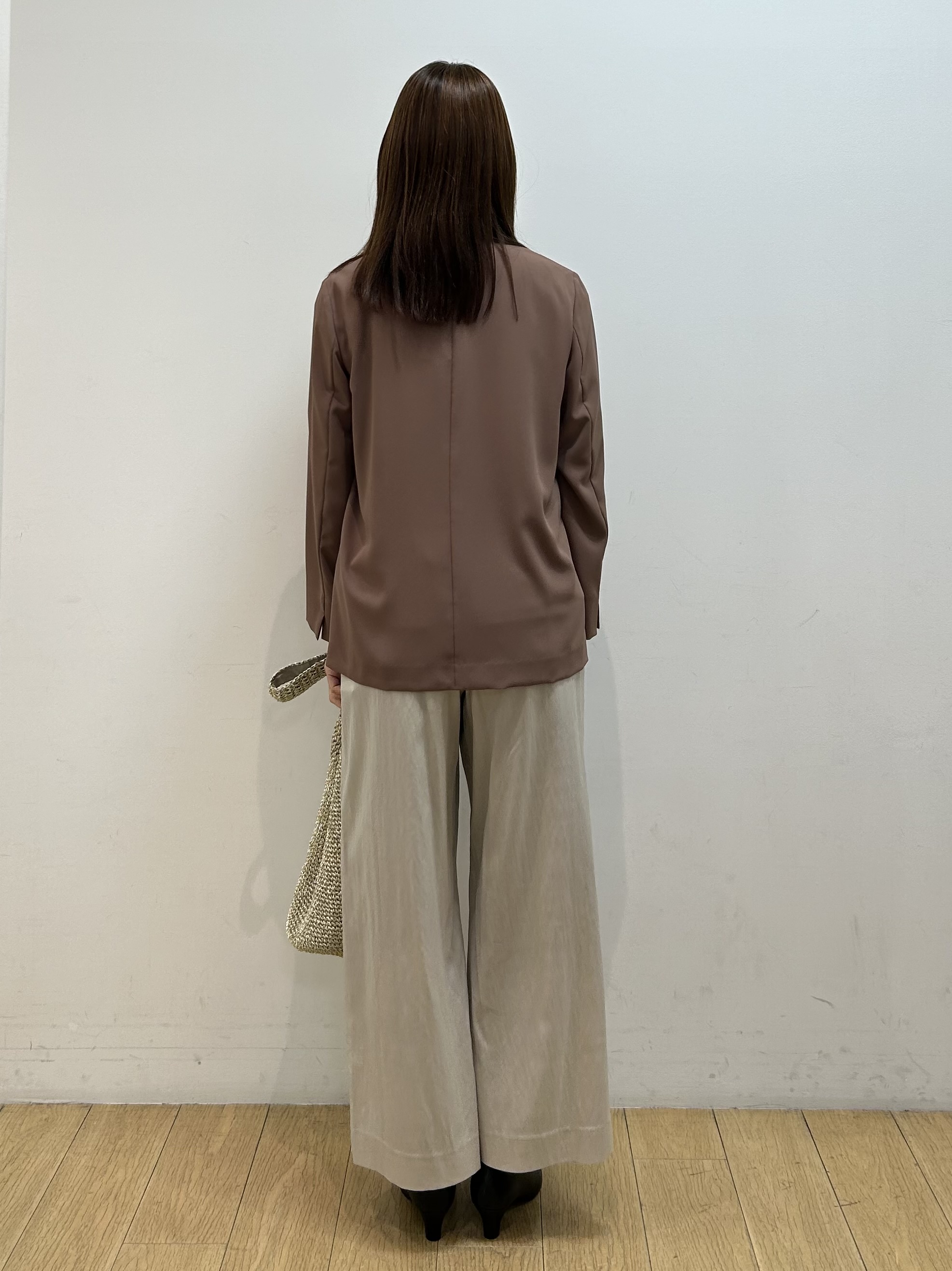 kozueさんの「INDIVI｜【接触冷感／透湿／着る日傘】ノーカラージャケット」を使ったコーディネート