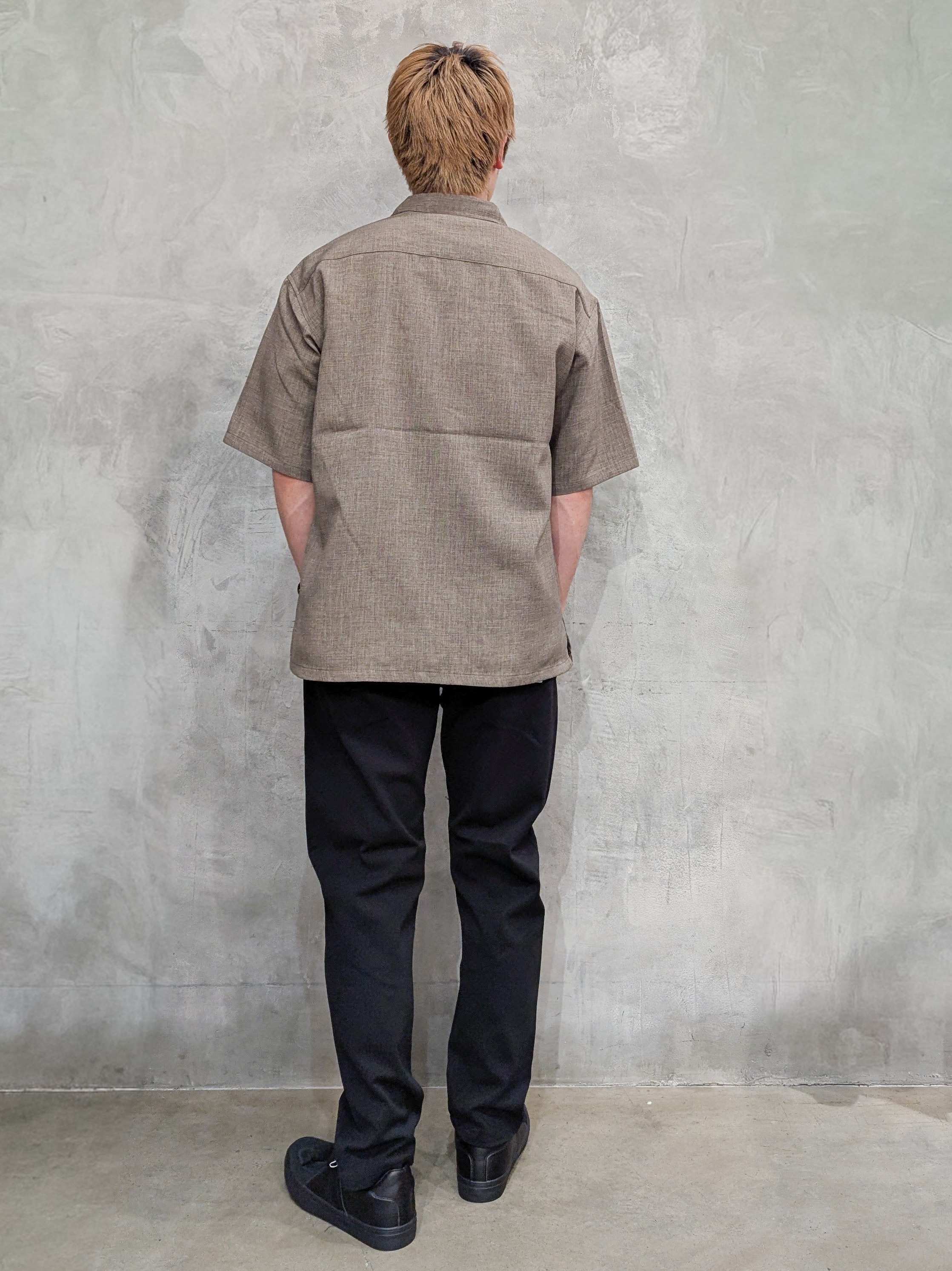 daiさんの「THE SHOP TK｜【LINO FINE】 リネンライク半袖シャツ UVカット／イージーケア／吸水速乾／洗濯機OK／セッ」を使ったコーディネート