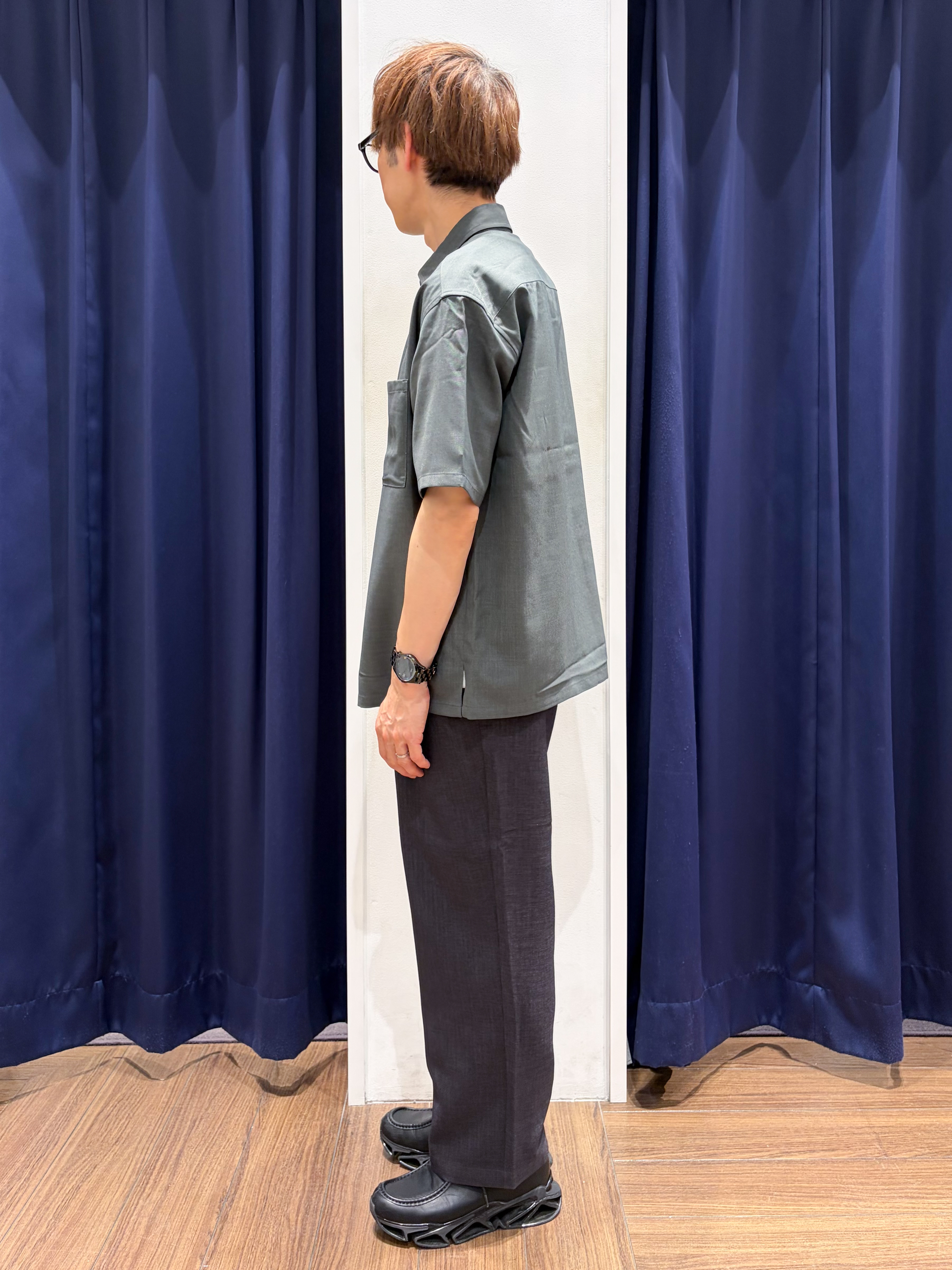 つーじーさんの「THE SHOP TK｜LITE TEX ダブルフラップ半袖シャツ 接触冷感/吸水速乾/UVカット/アンチピリング/イージー」を使ったコーディネート