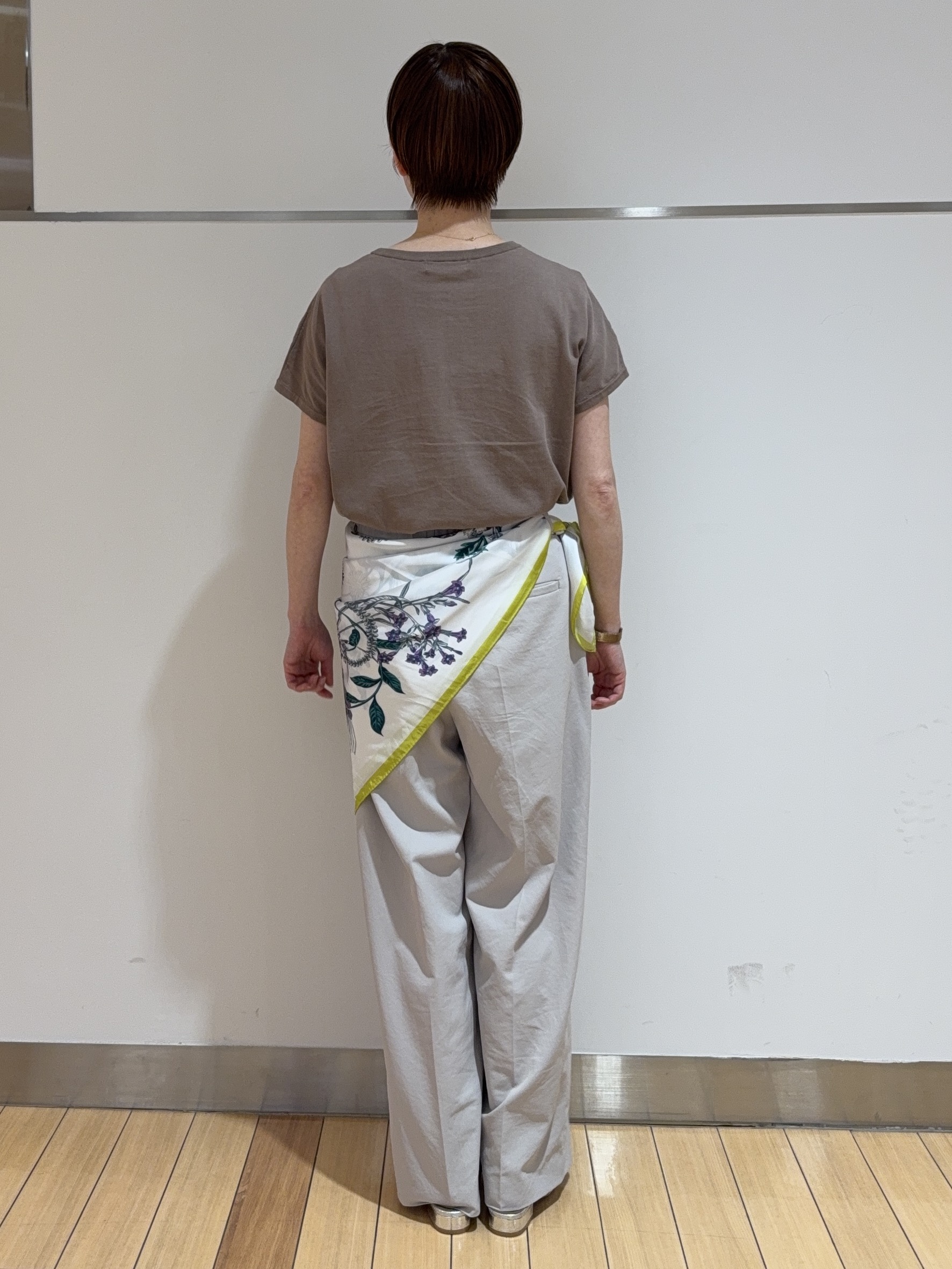 あやさんの「UNTITLED｜【9色展開/アンサンブル可/洗える】コットンベーシックニット」を使ったコーディネート