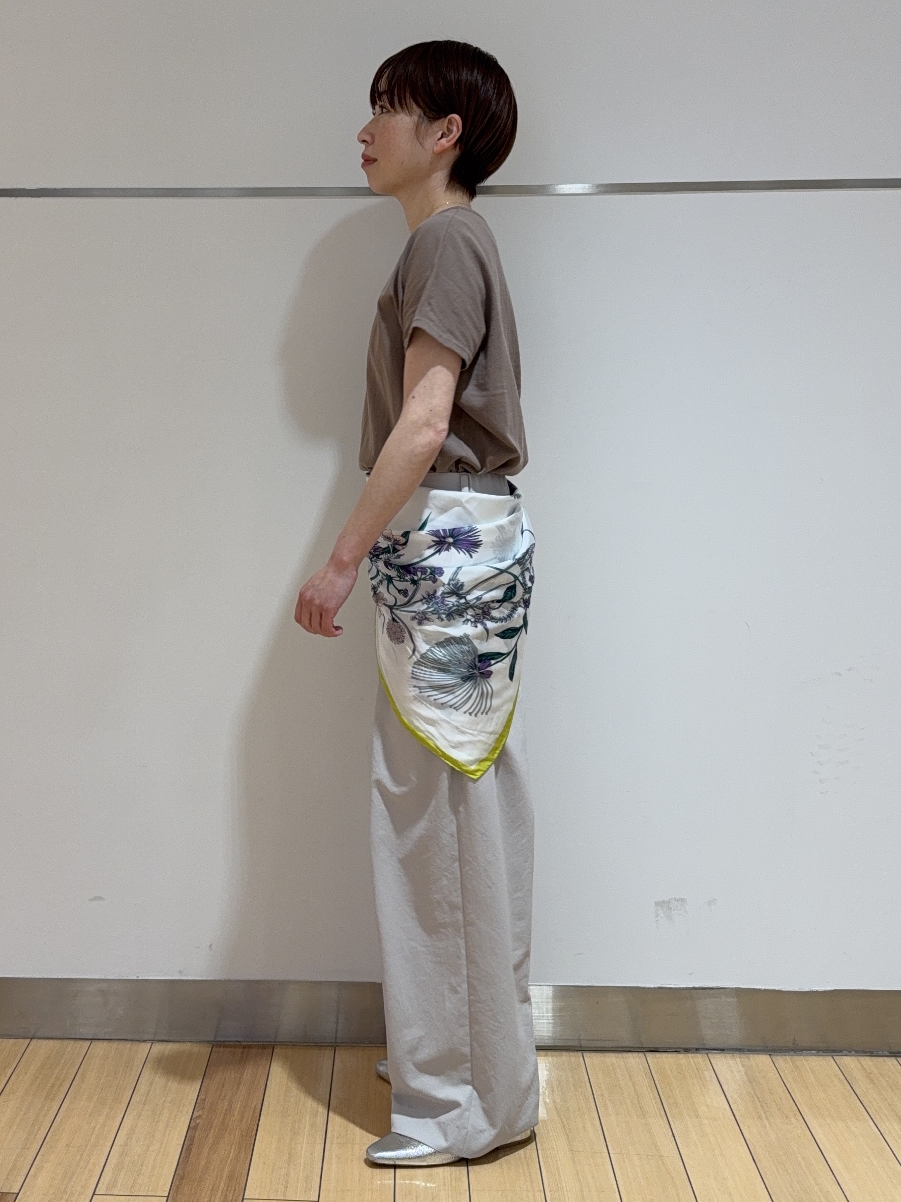 あやさんの「UNTITLED｜【9色展開/アンサンブル可/洗える】コットンベーシックニット」を使ったコーディネート