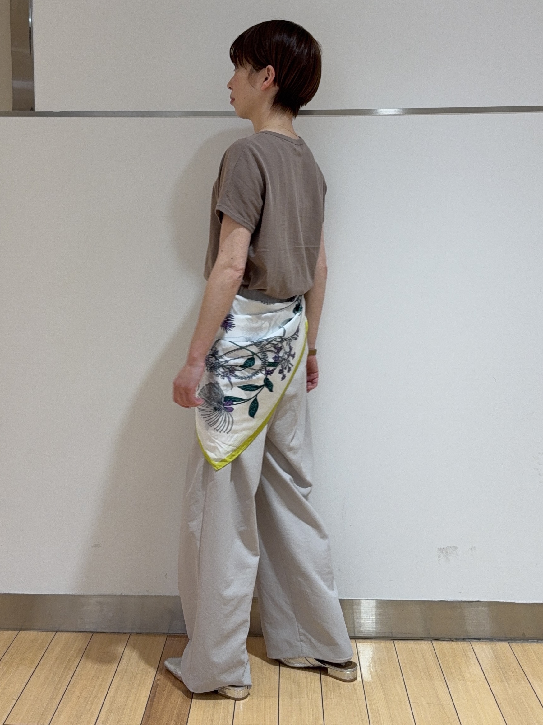 あやさんの「UNTITLED｜【9色展開/アンサンブル可/洗える】コットンベーシックニット」を使ったコーディネート